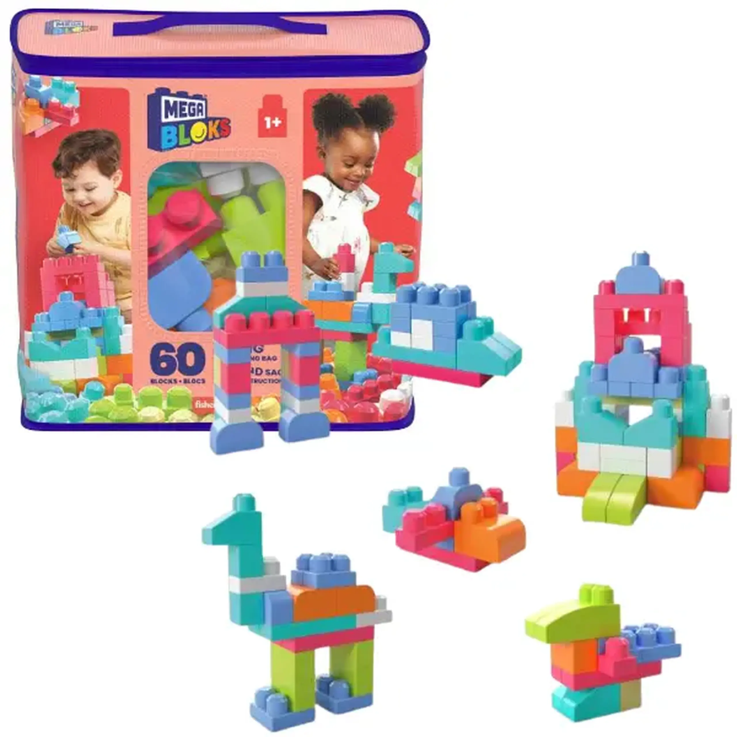 Set de constructie "Mega Bloks", 60 piese