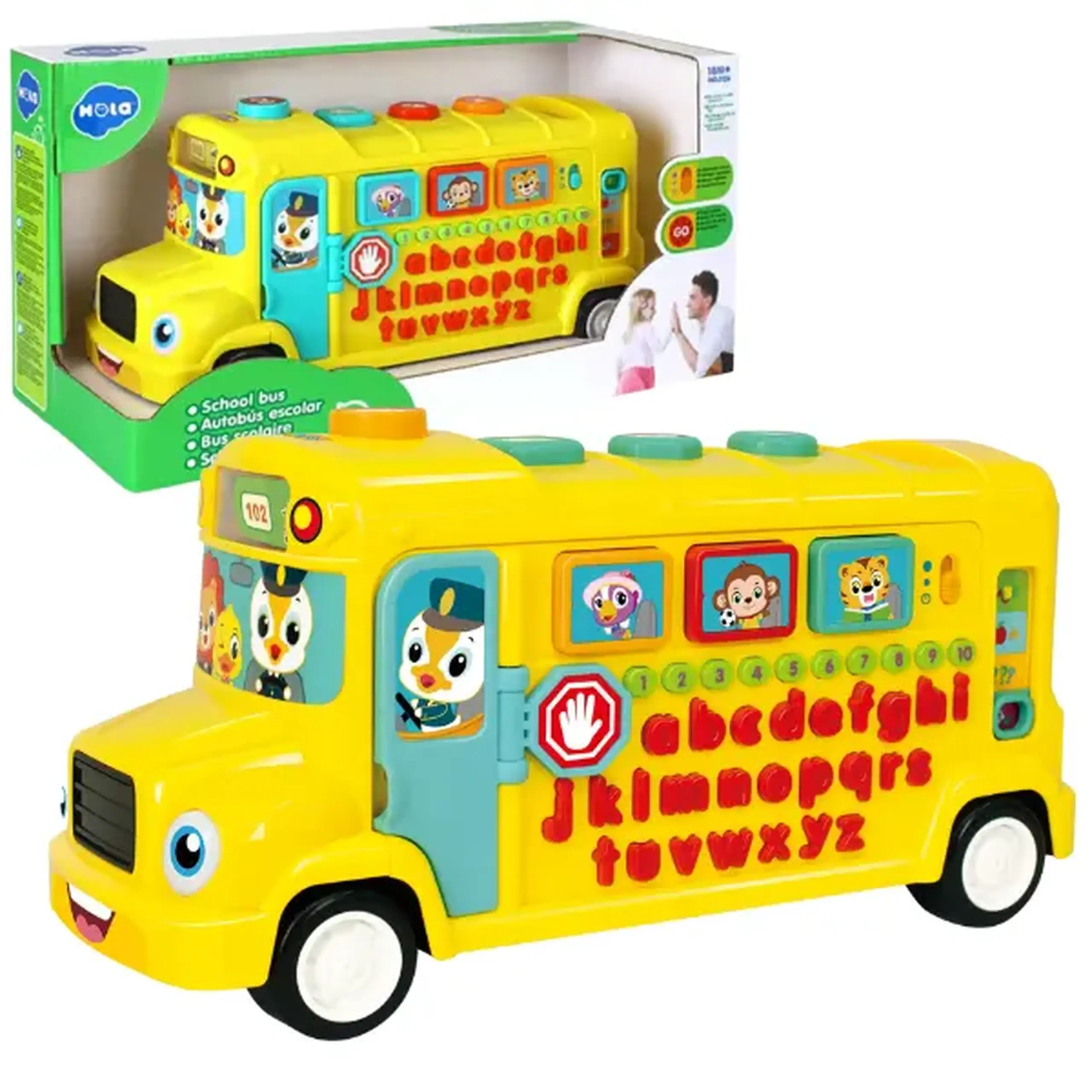 Jucărie educativă "Autobuz școlar"