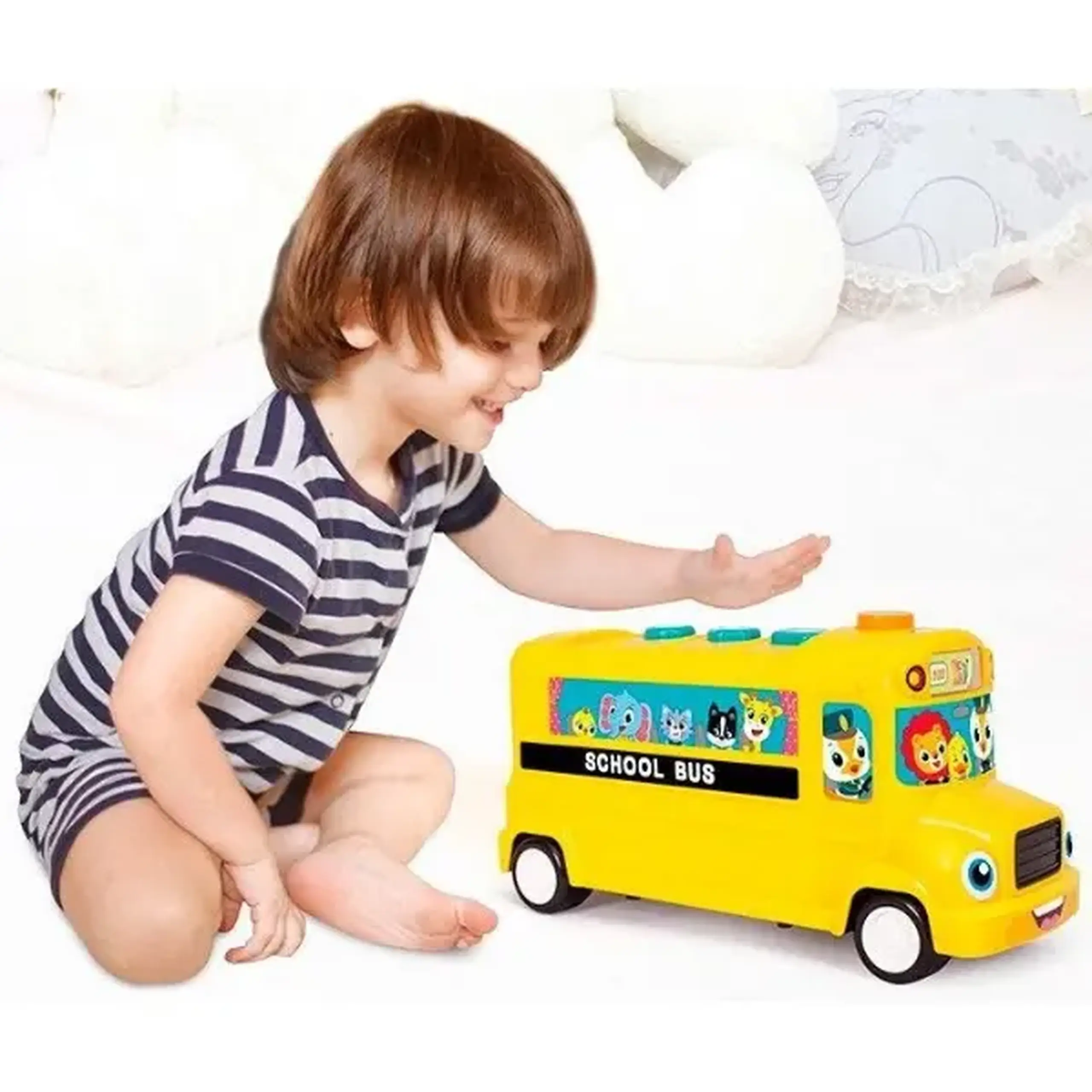 Jucărie educativă "Autobuz școlar"