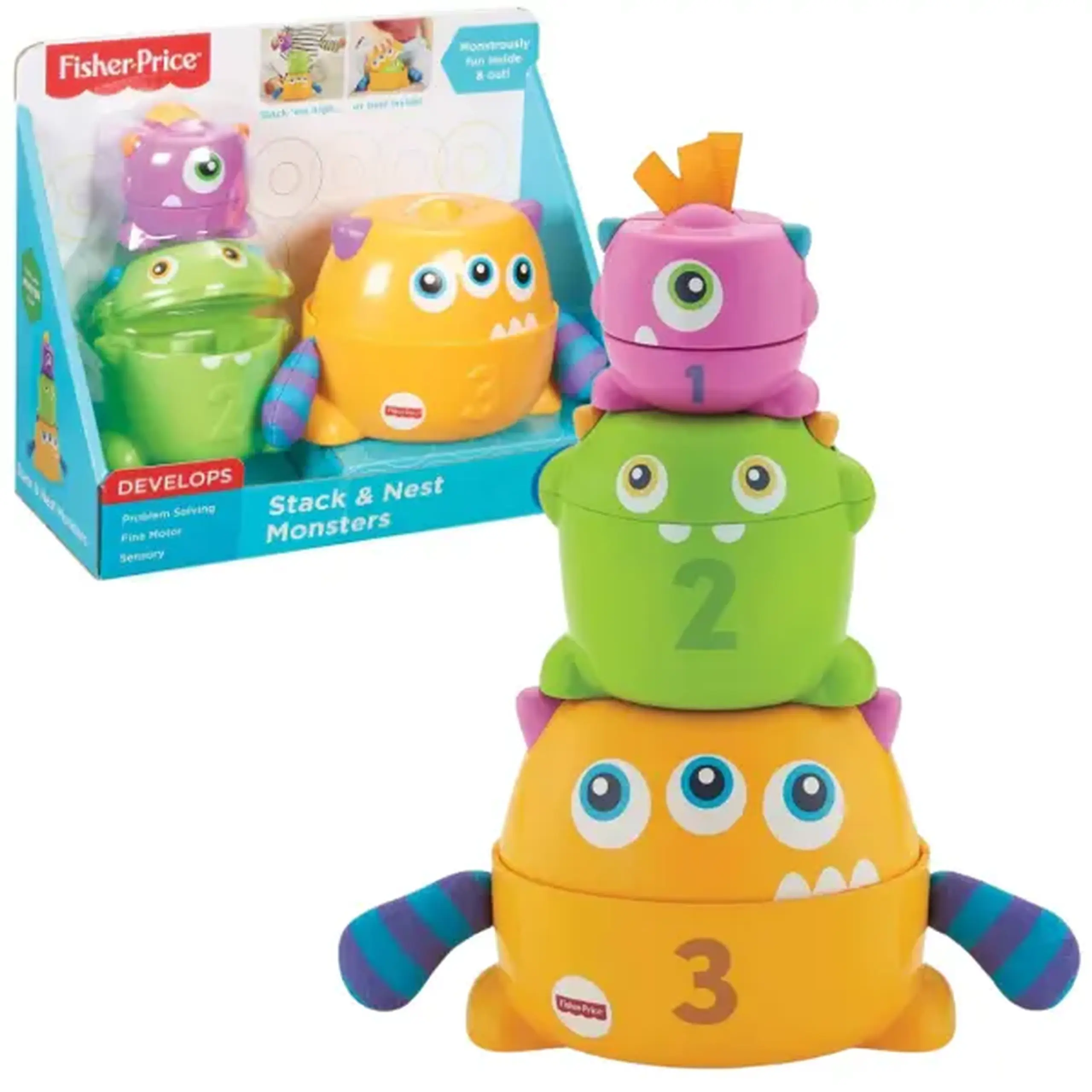 Piramida 2 in 1 "Monstri"
