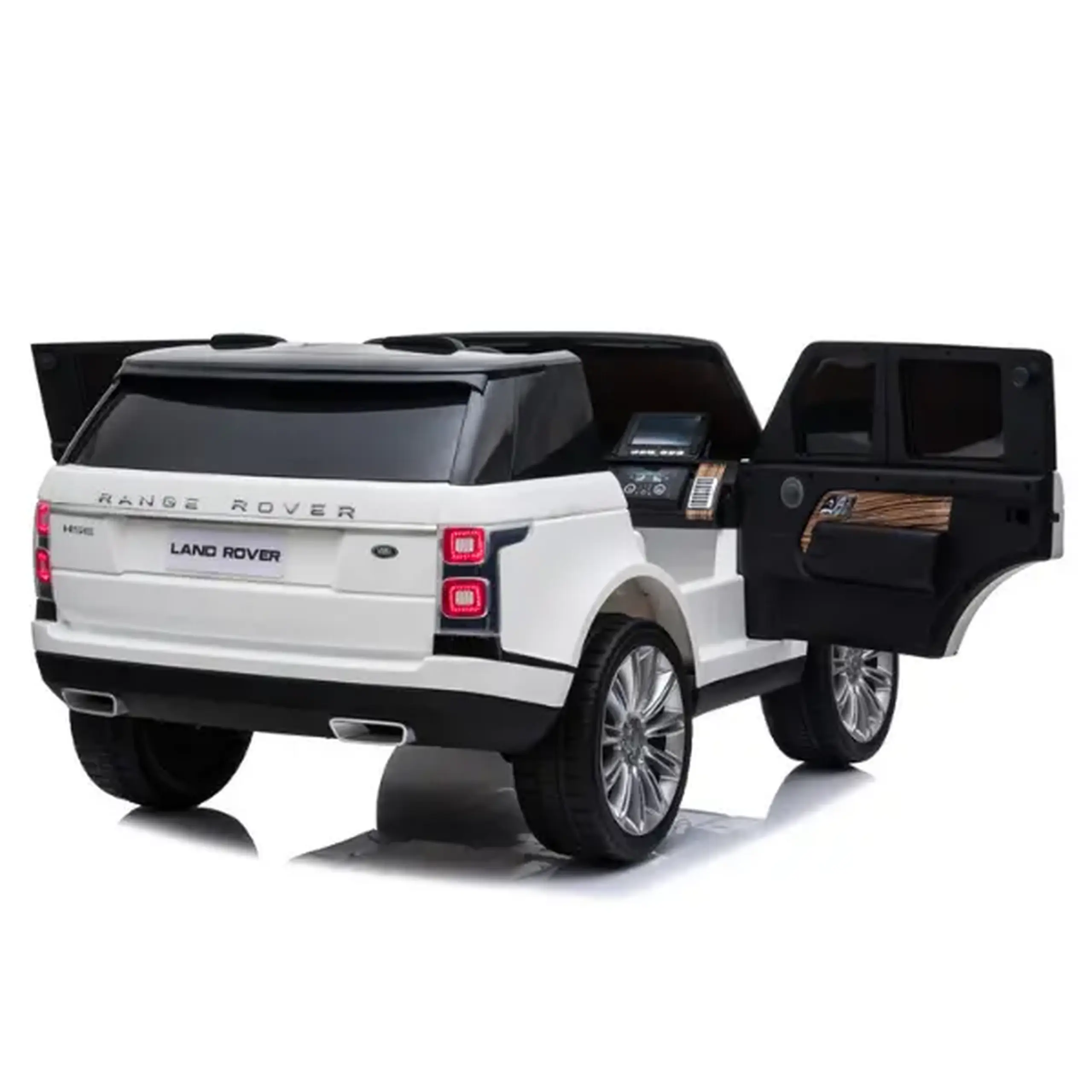 Mașinuță LAND ROVER RANGE ROVER, Baterie 24V7AH, 2 motoare de 240W, roți EVA, scaune din piele, imitație de mașina sport, MP4