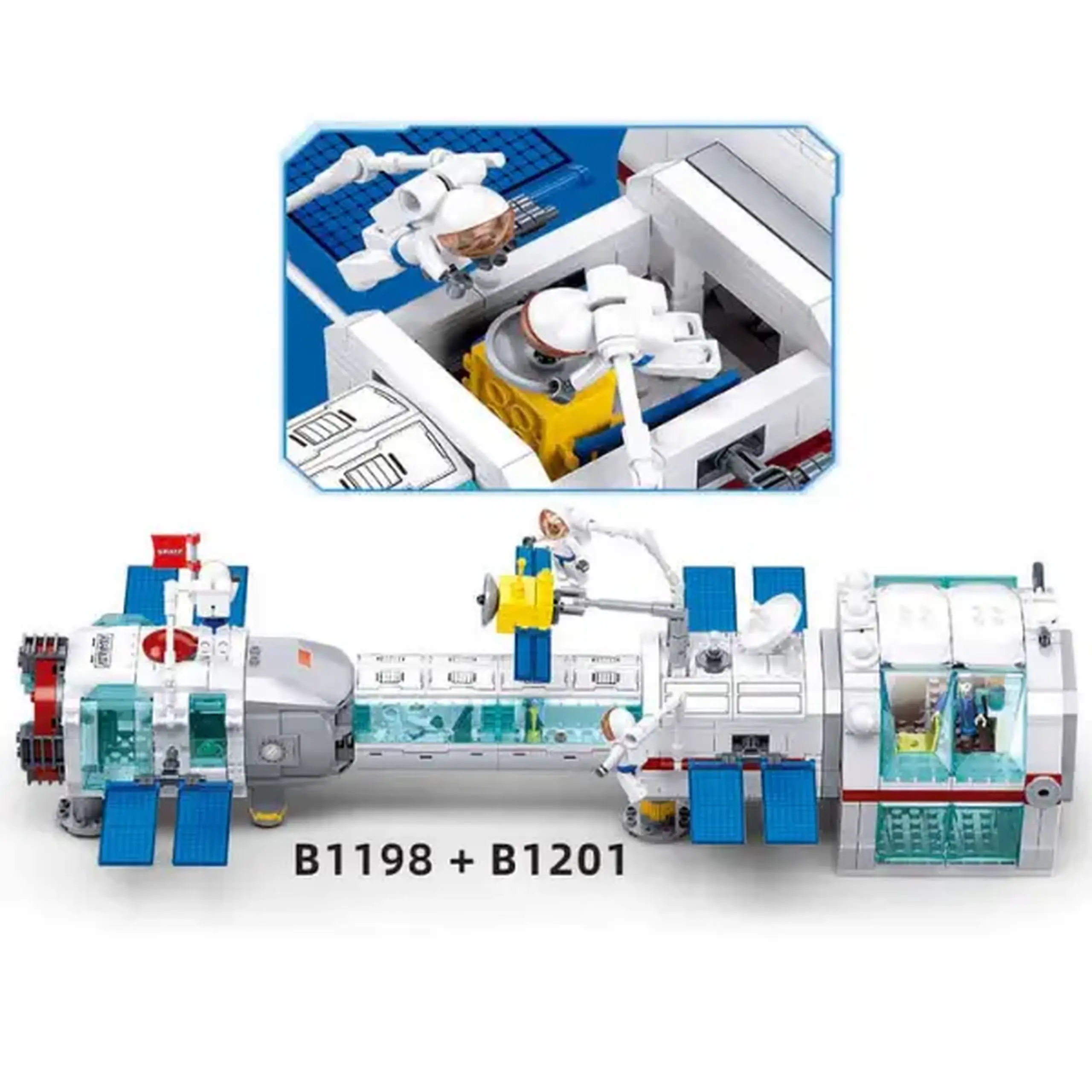 Set de construcție ”Modul de bază spațială”, 502 elem.