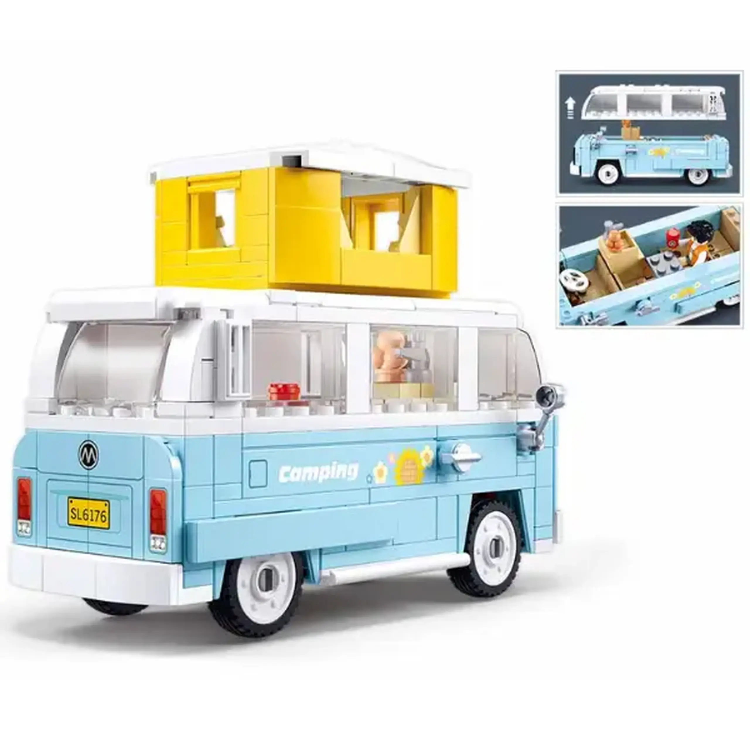 Set de construcție "Bus camping", scara 1:35, 265 elem.