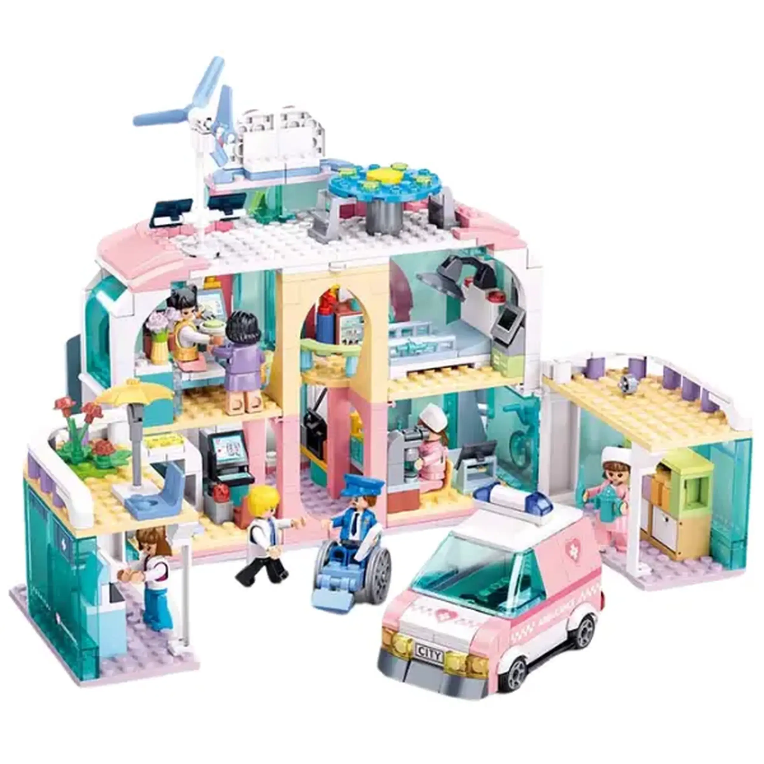Set de construcție ”Spitalul municipal central", 668 elem.