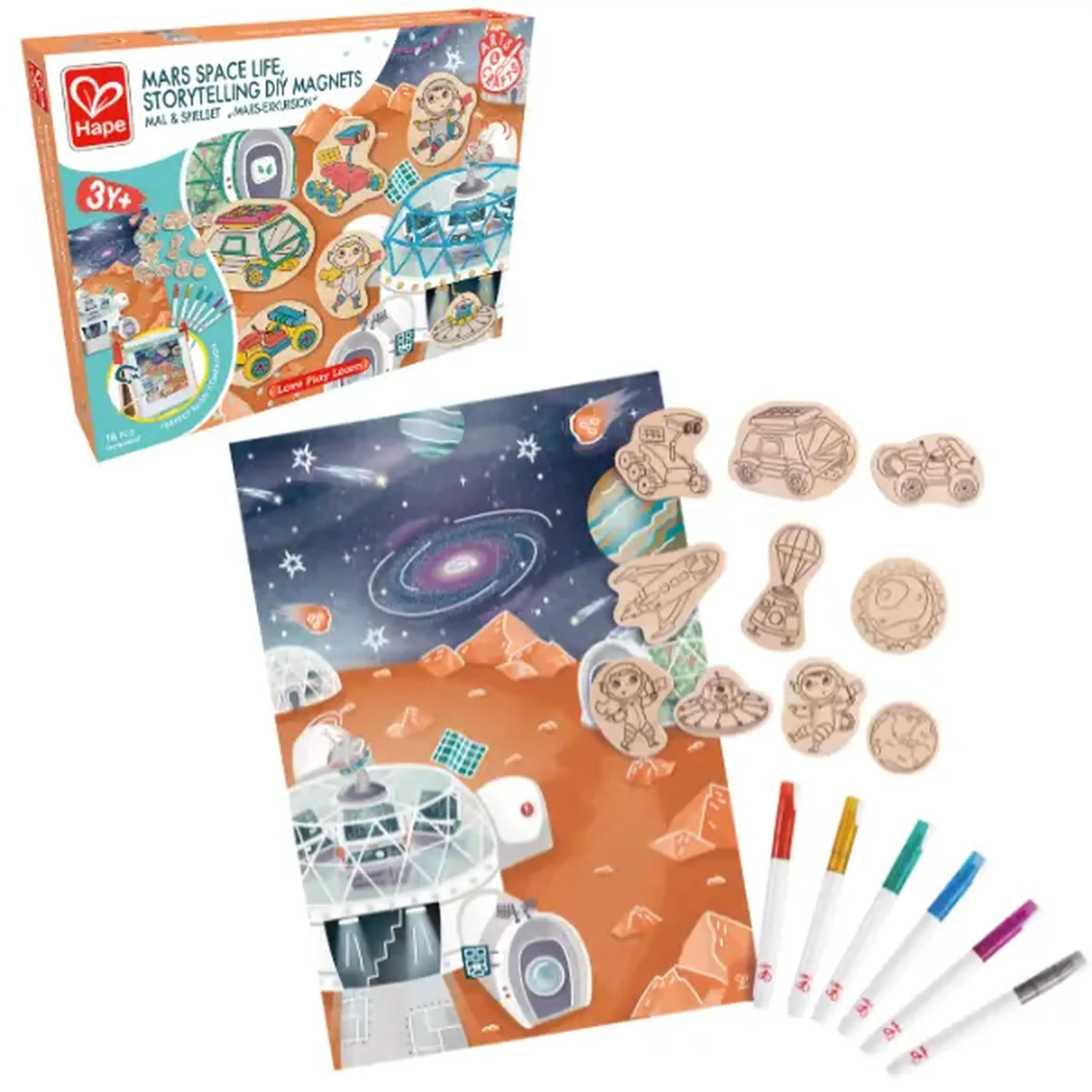 Set magnetic "Expediția pe Marte"