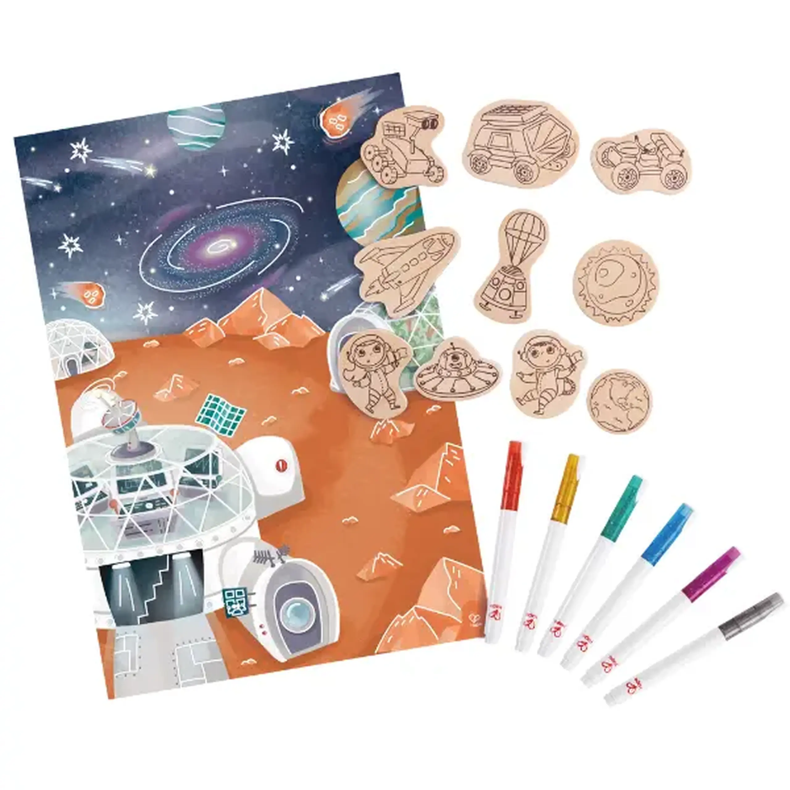 Set magnetic "Expediția pe Marte"