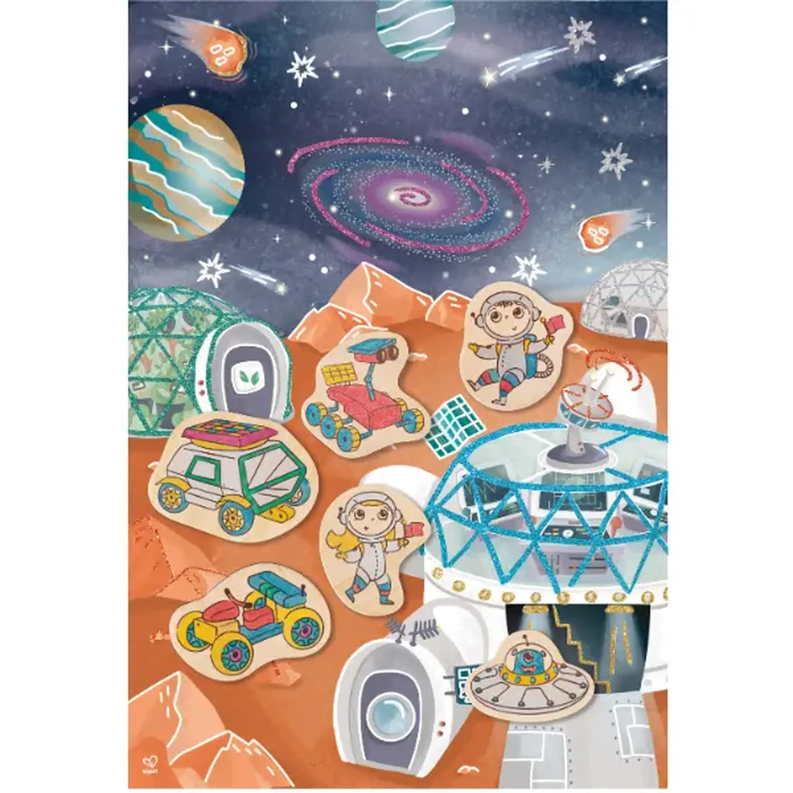 Set magnetic "Expediția pe Marte"