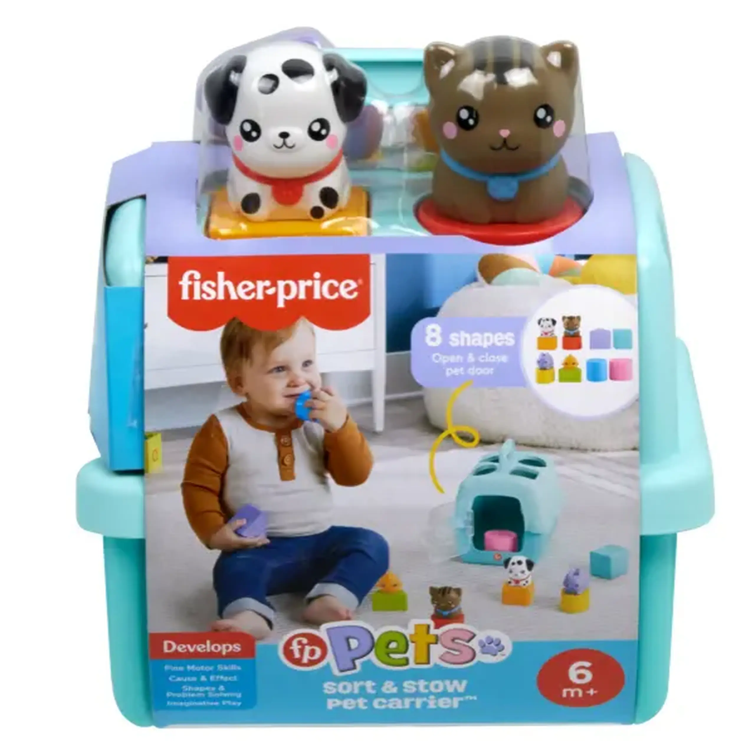 Fisher-Price Jucărie de sortare a formelor, "Transportor de animale"