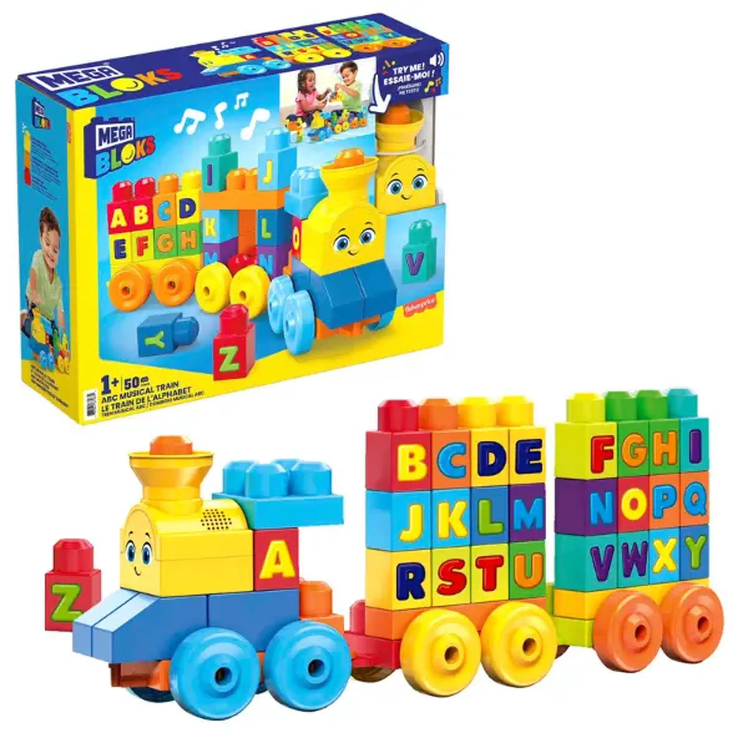 Constructor "Mega Bloks, Trenuleț muzical"