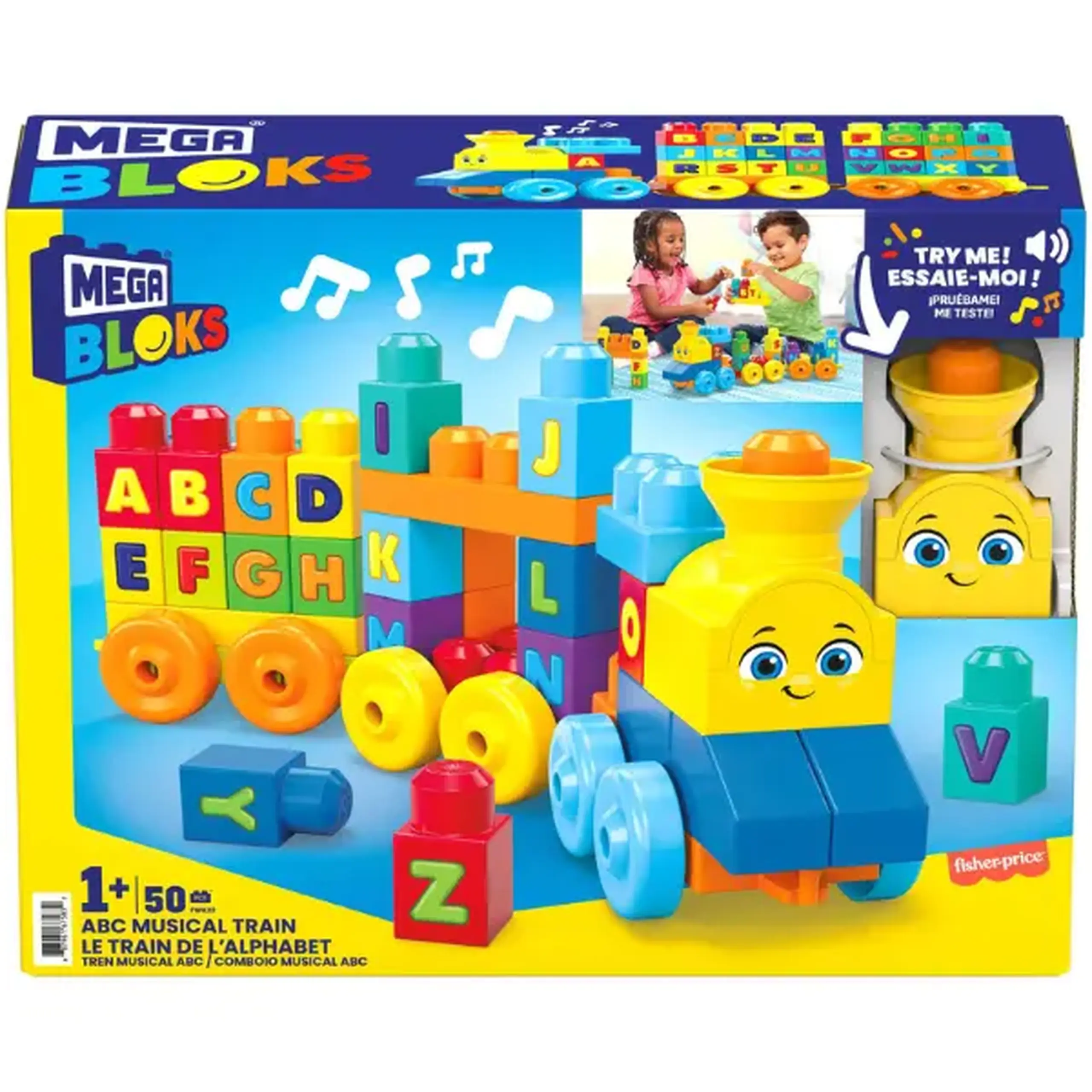 Constructor "Mega Bloks, Trenuleț muzical"