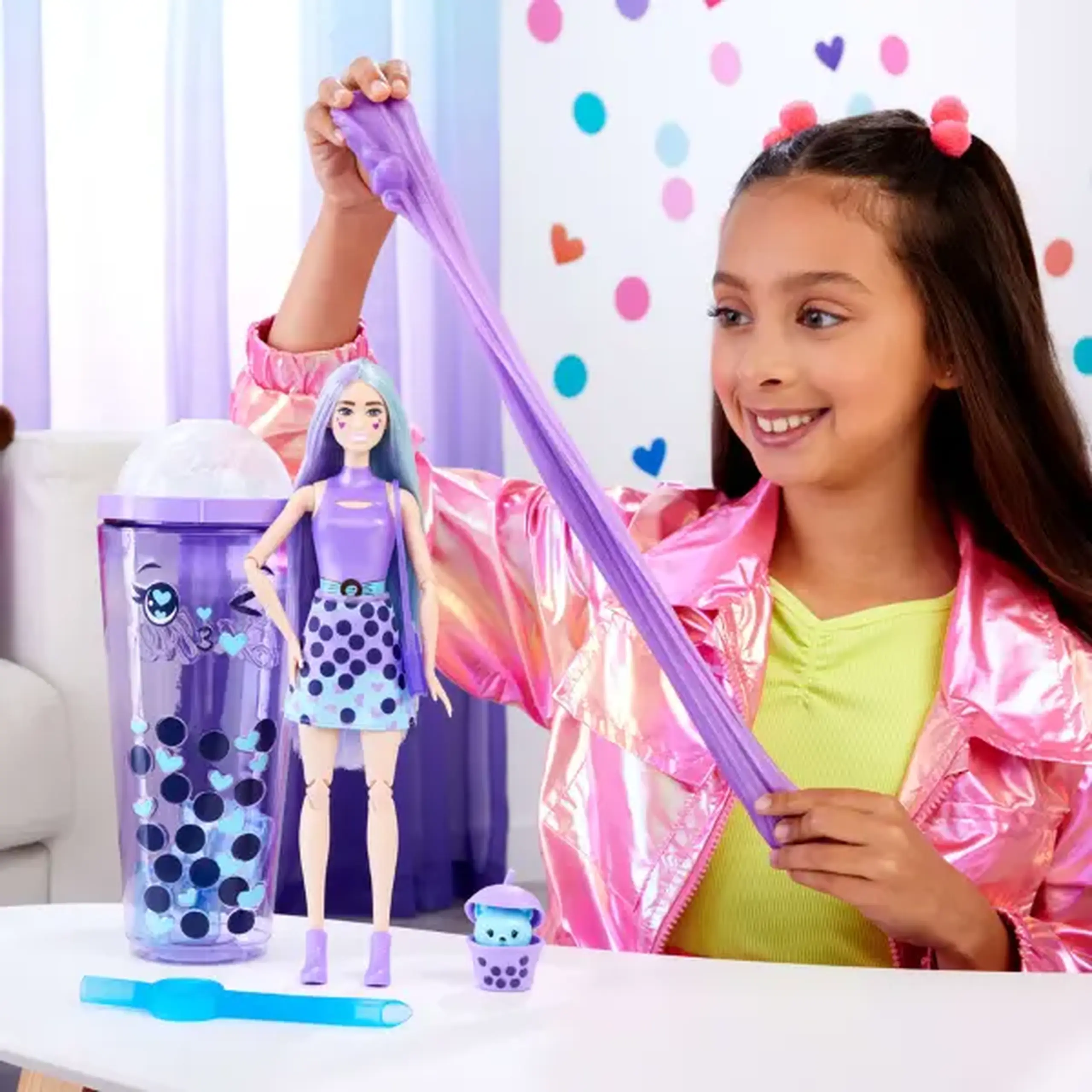 Păpușa Barbie Pop Reveal "Lapte Taro", Bubble Tea series