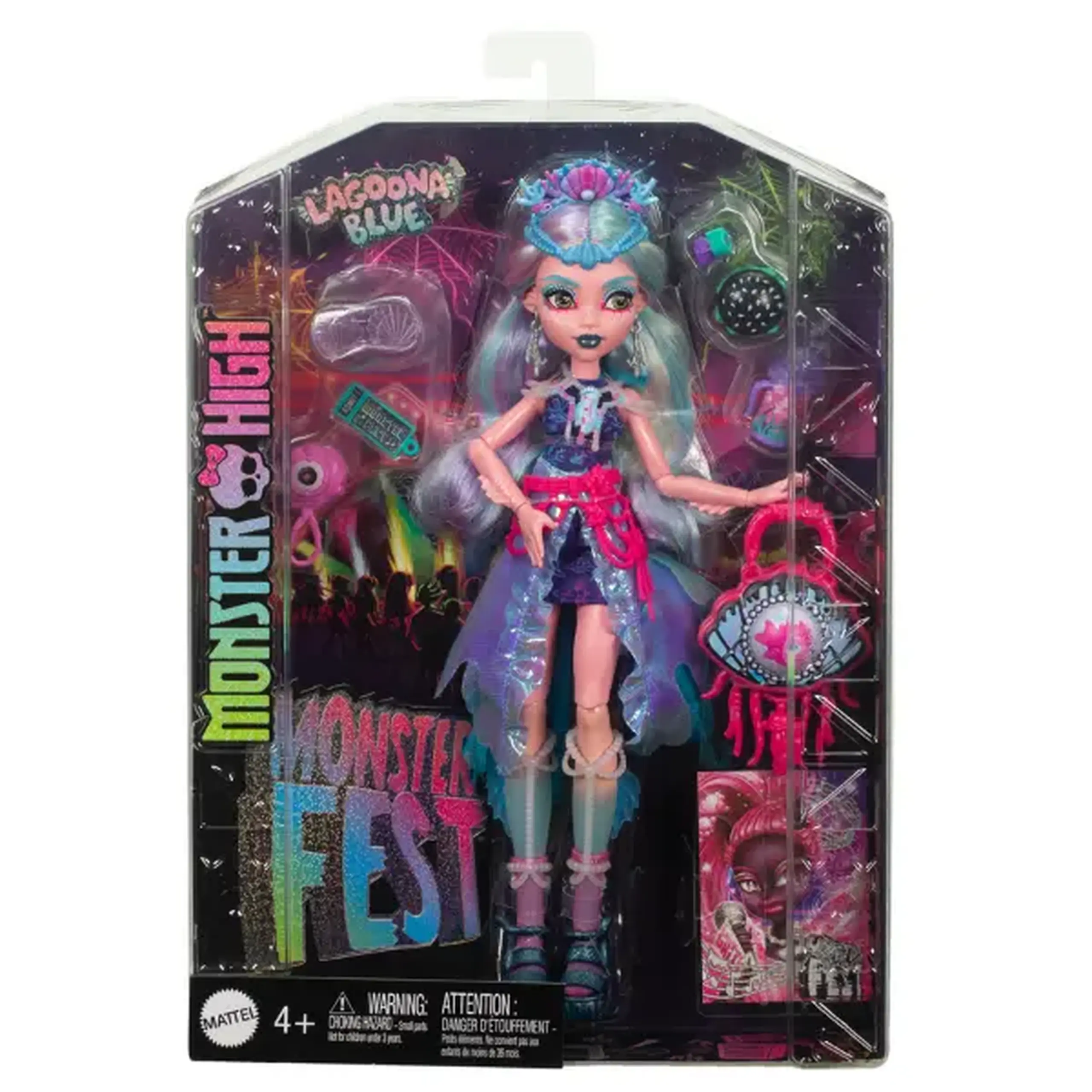 Set de joc Monster High "Lagoona Blue și Monster Fest", cu accesorii