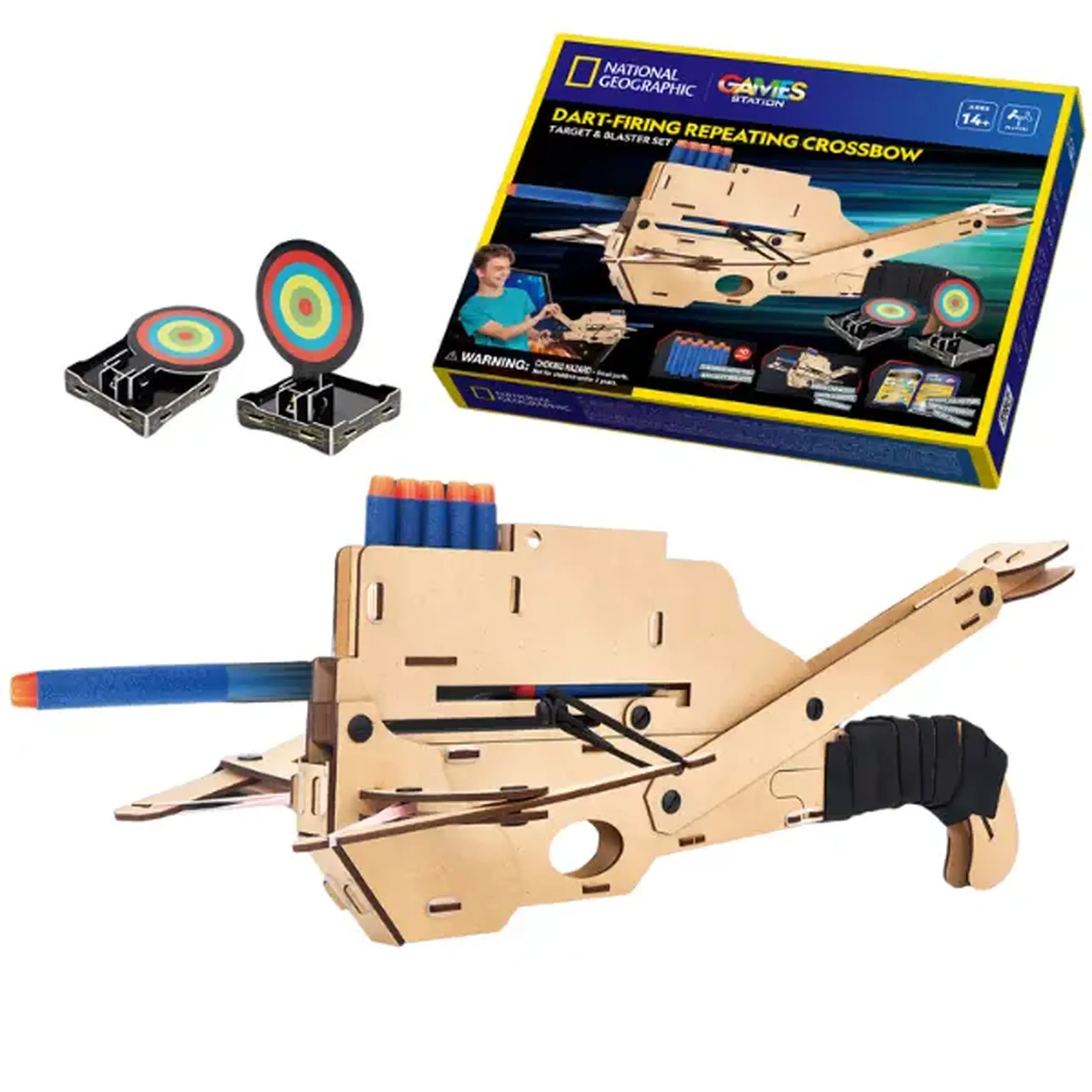 STEM Series 3D puzzle “Arbaletă cu darts” - învățăm principiile funcționării arbaletei