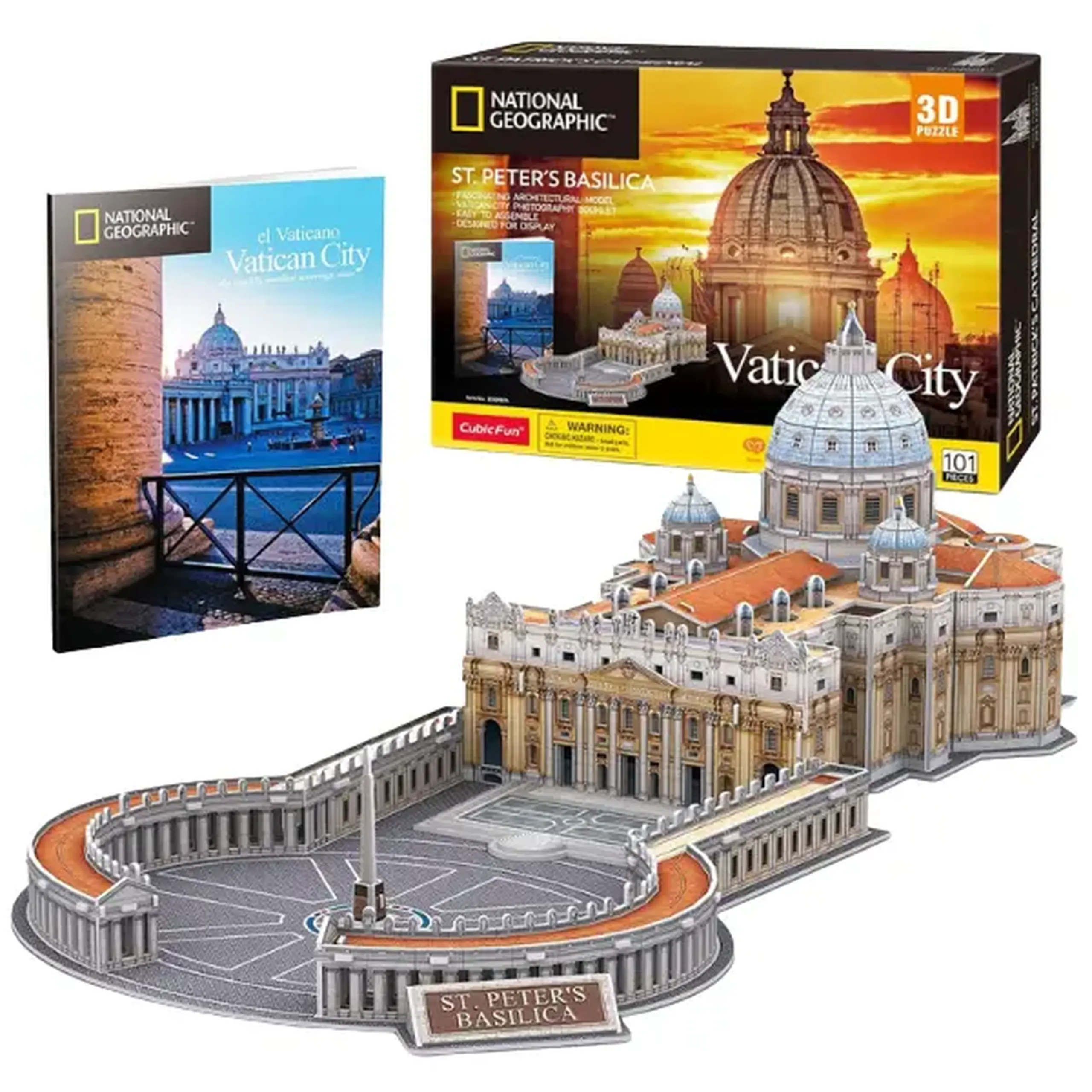 3D puzzle “Catedrala Sfântul Petru”, 101 elemente