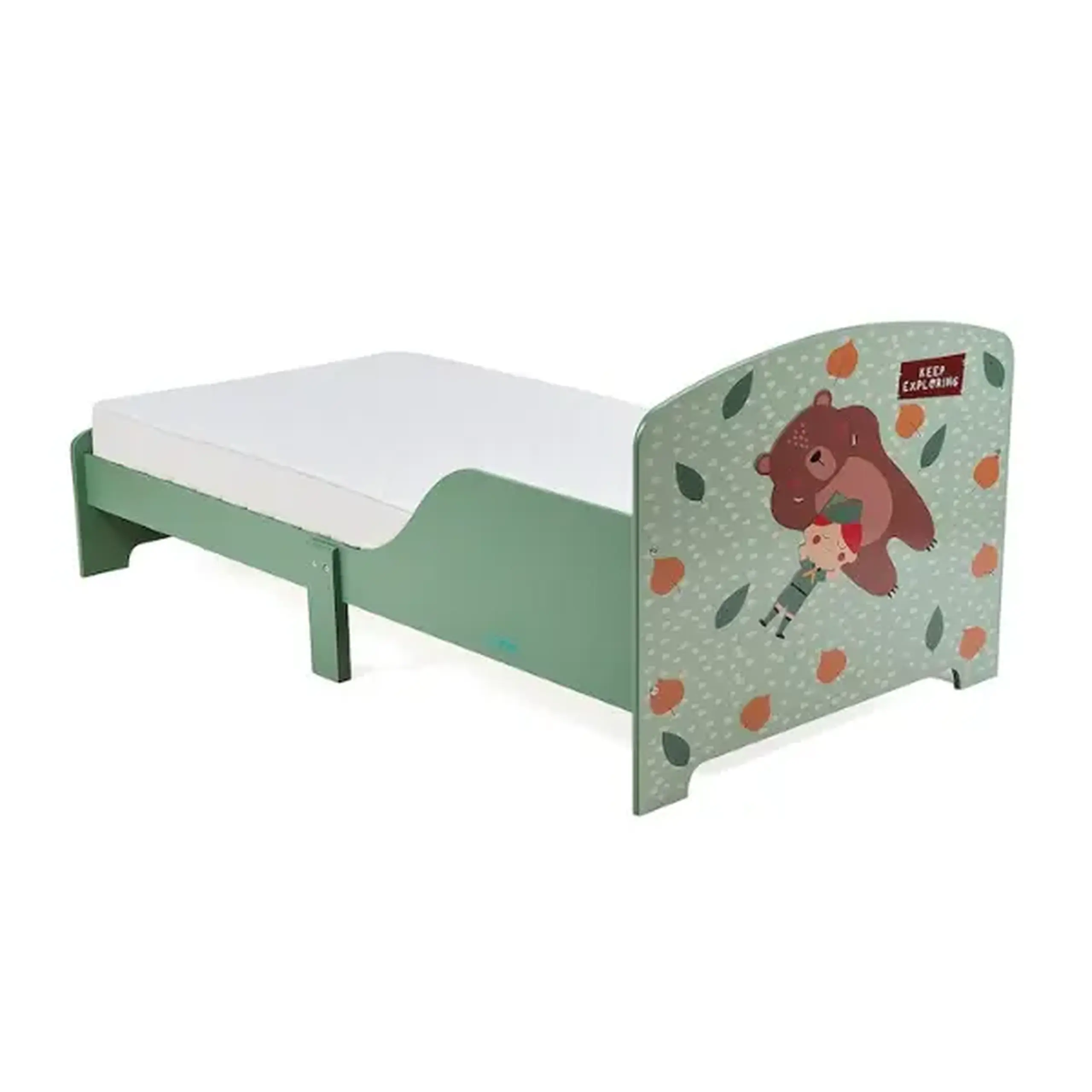 Pat Junior cu protecții laterale Green Forest, U-Grow