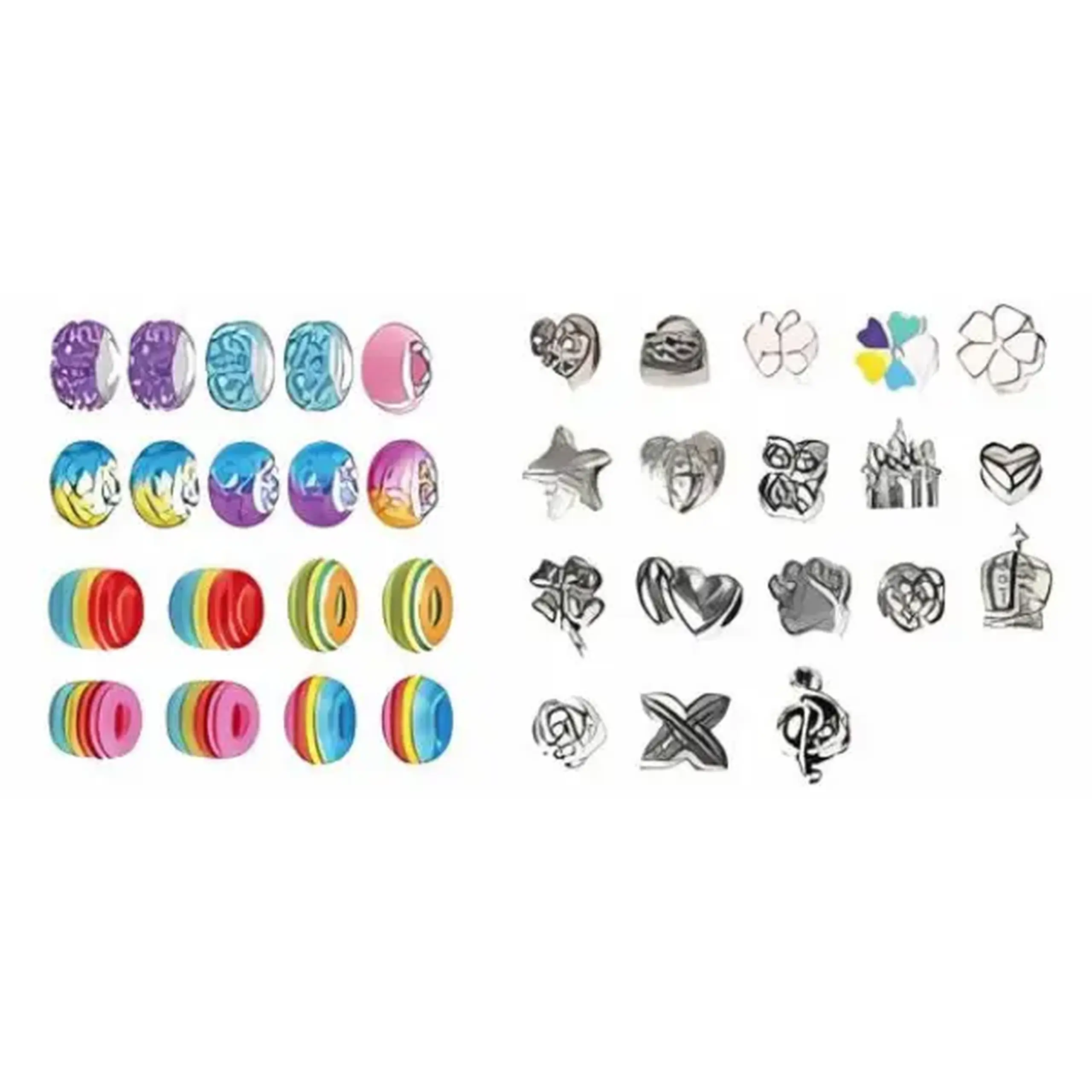 Set creativ cu accesorii pentru a crea bijuterii
