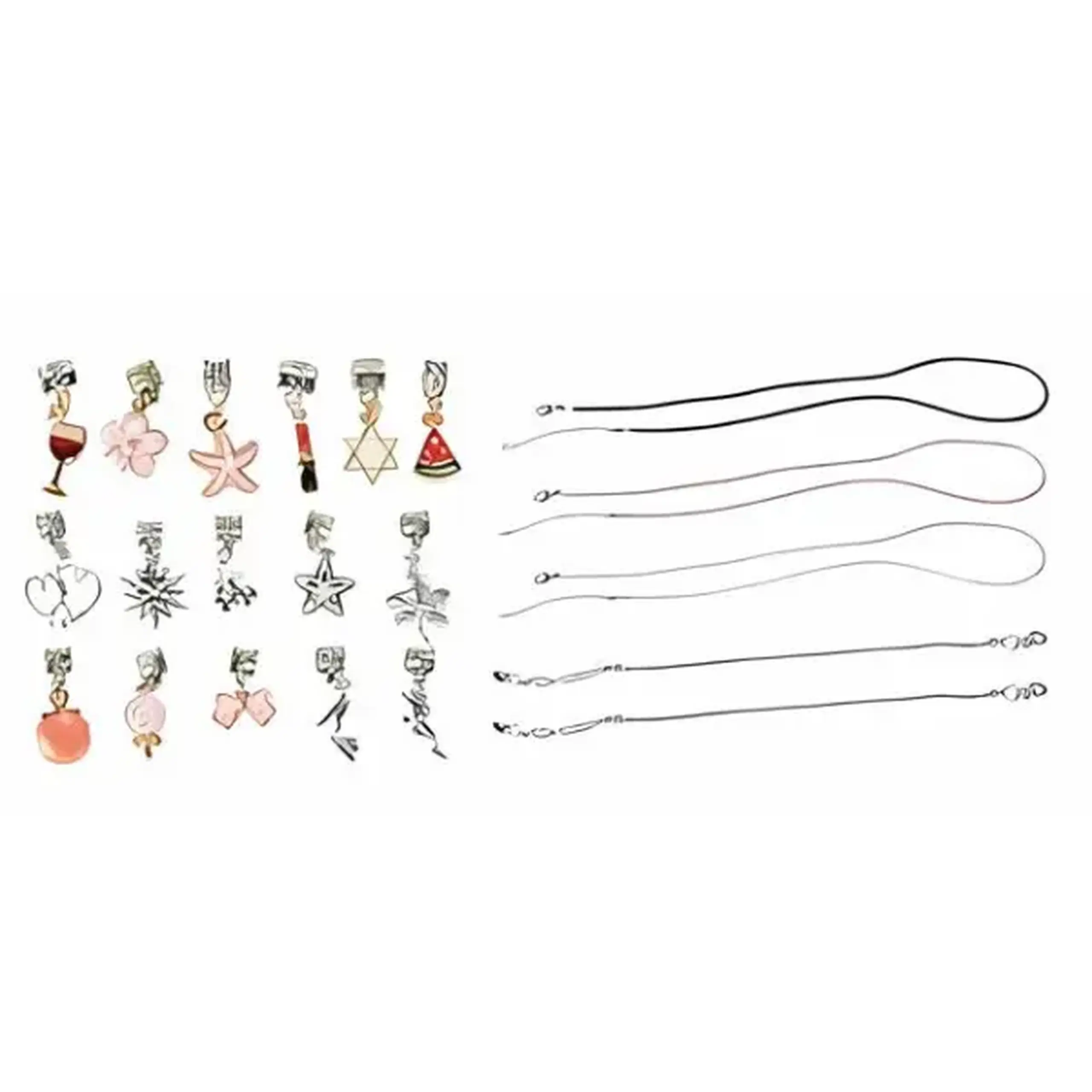 Set creativ cu accesorii pentru a crea bijuterii