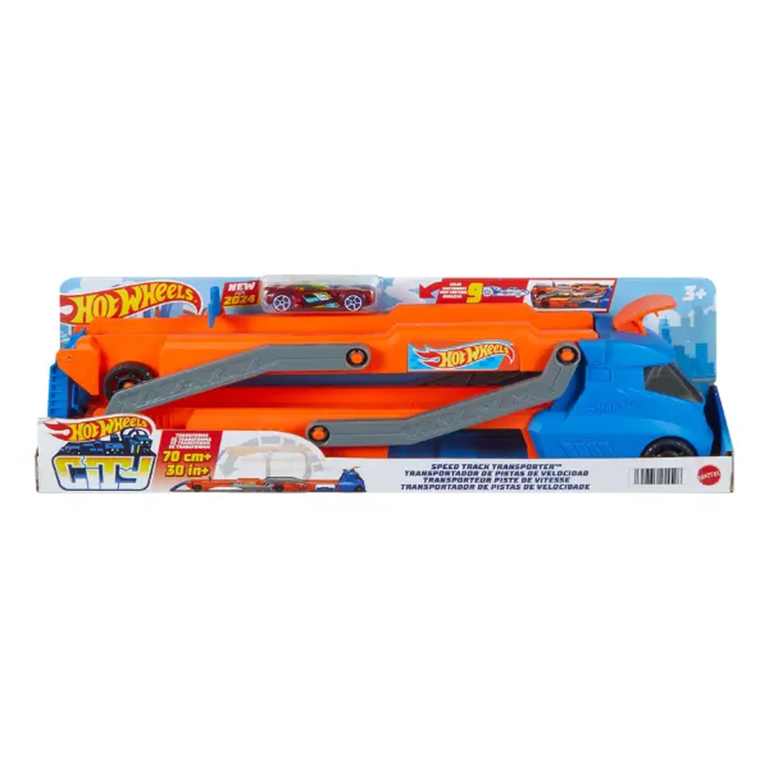Transportator cu Circuit Hot Wheels Speed Track