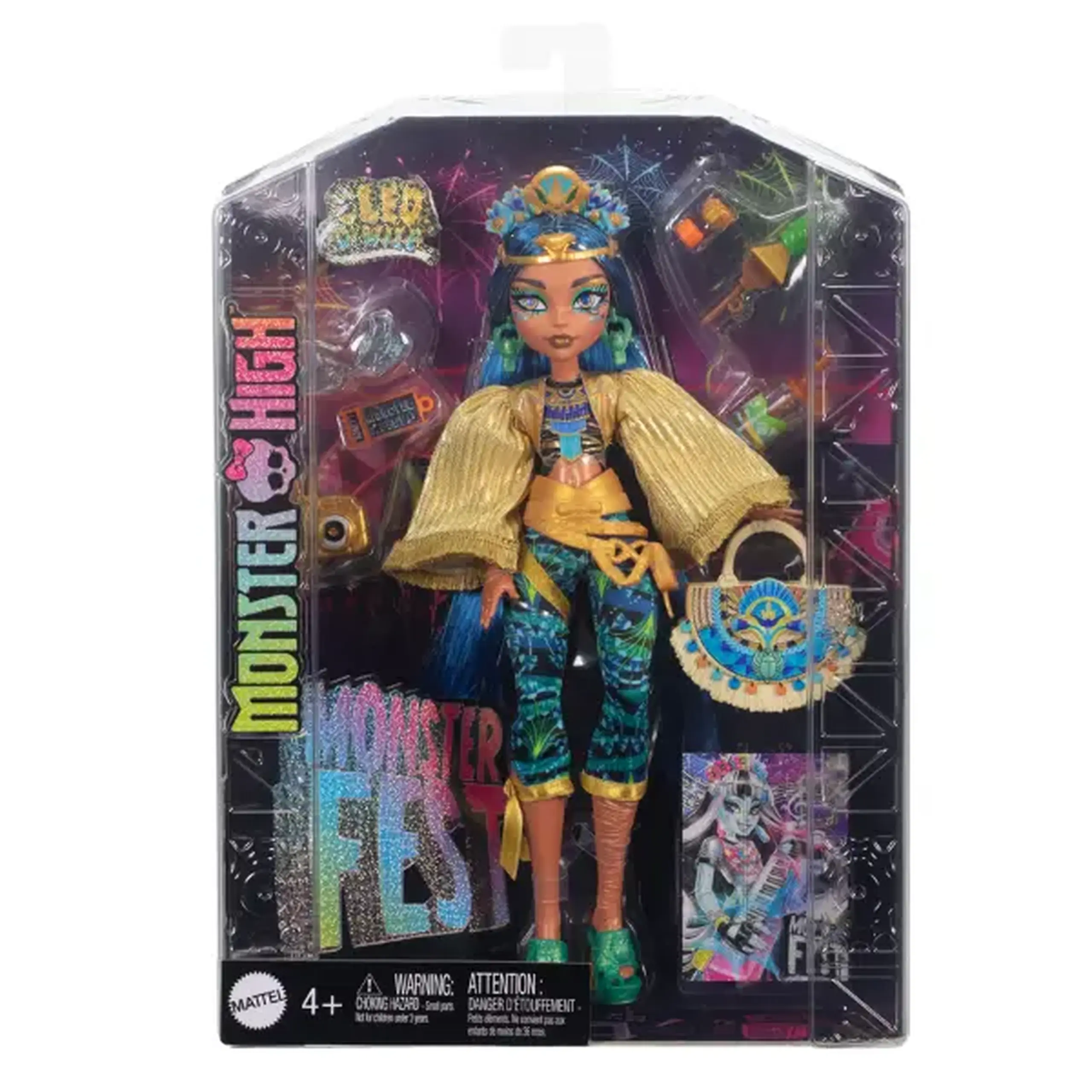 Set de joc Monster High "Cleo De Nile și Monster Fest", cu accesorii