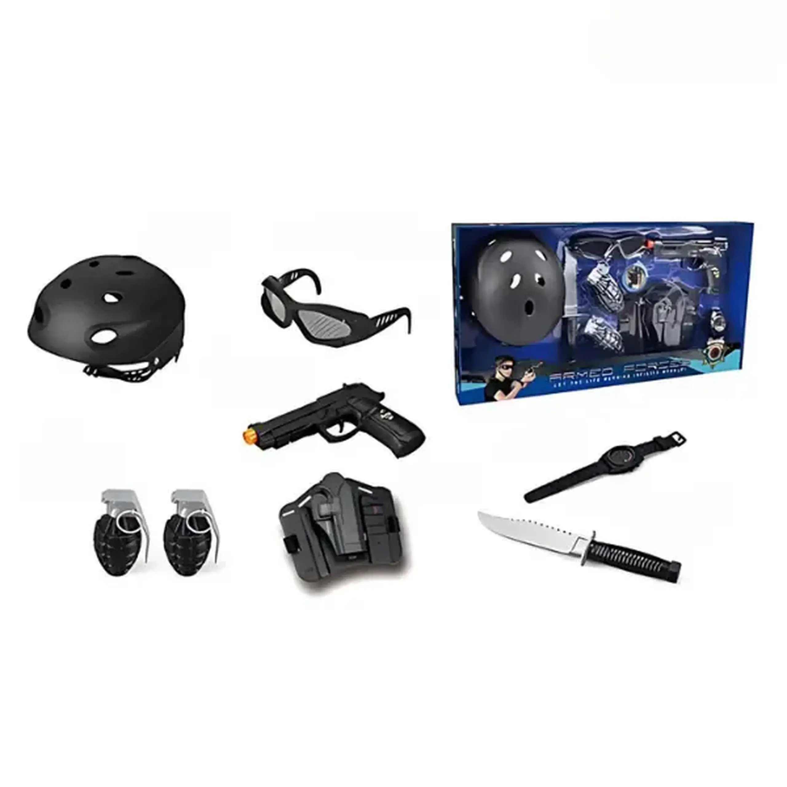 Set de polițist cu accesorii și efecte sonore