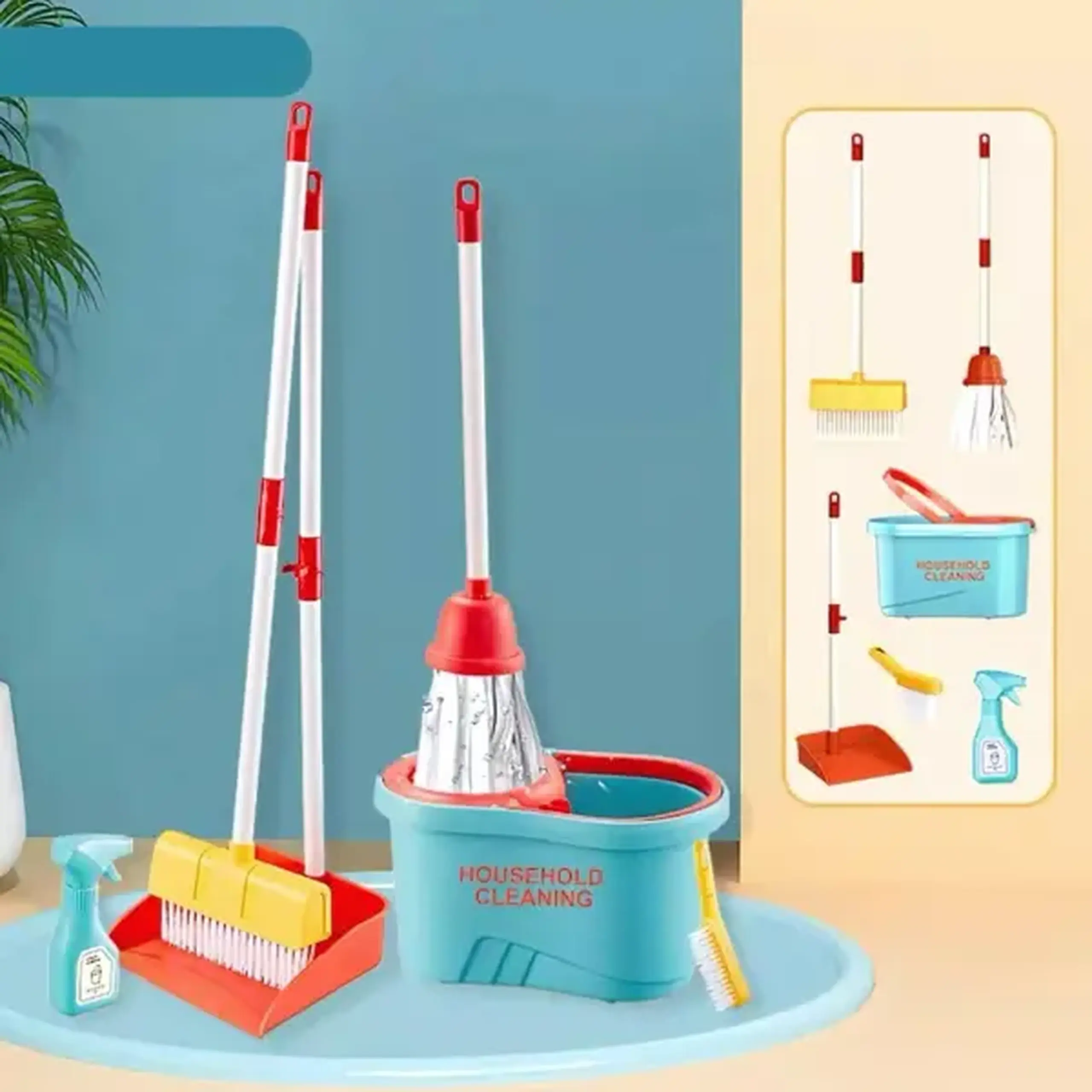 Set de curățenie din plastic