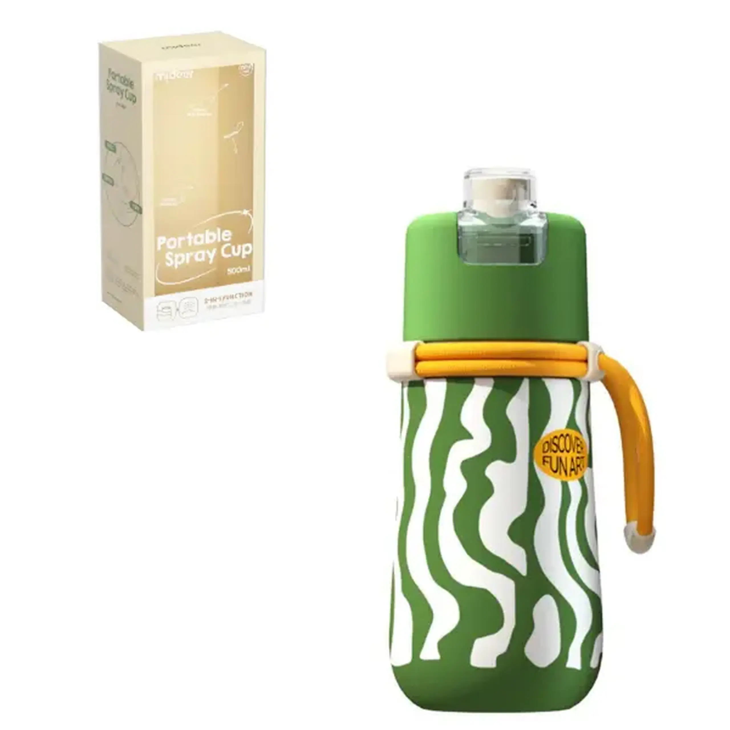 Sticluță cu pulverizator "Verde oceanic"