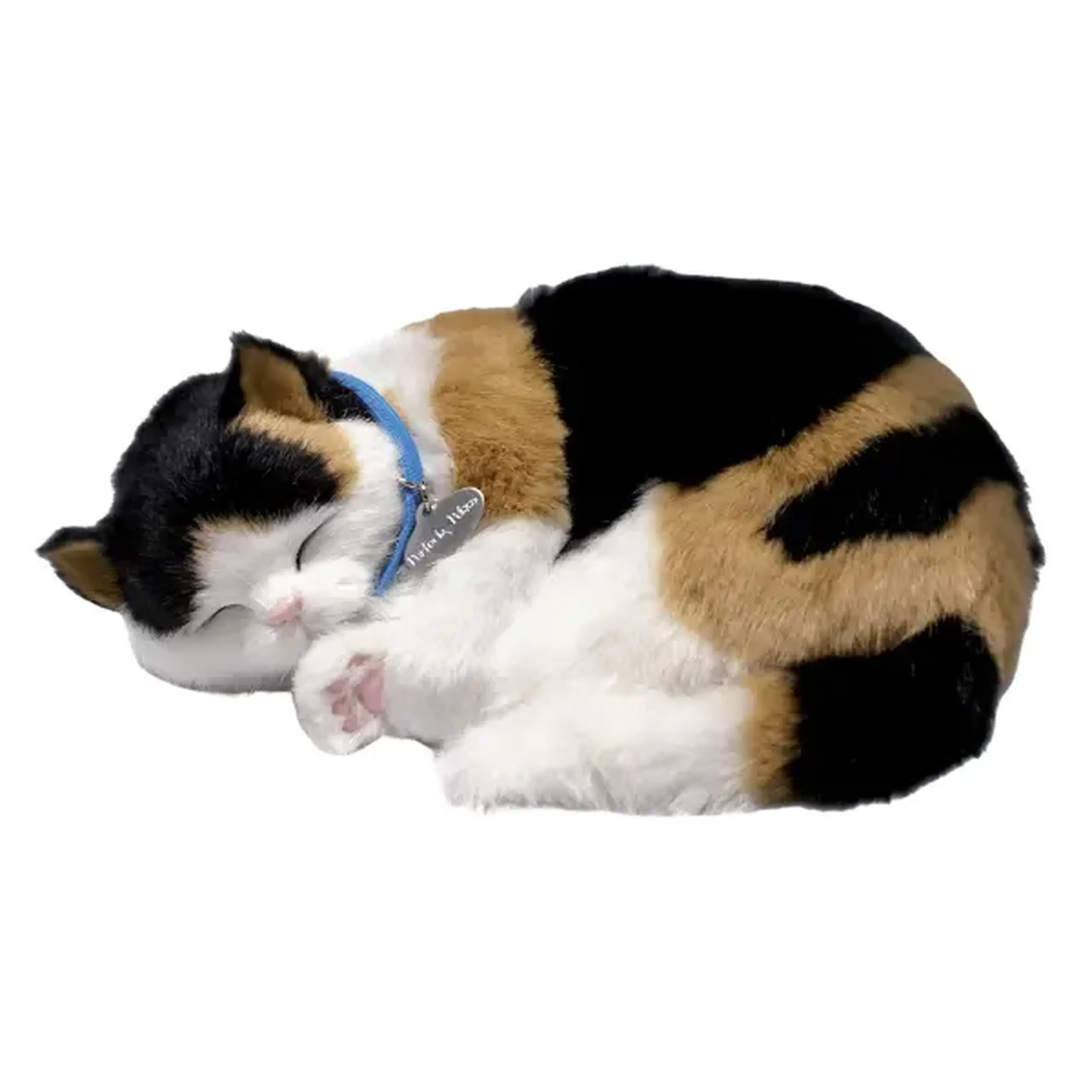 Pisicuță „Calico” cu imitație de respirație