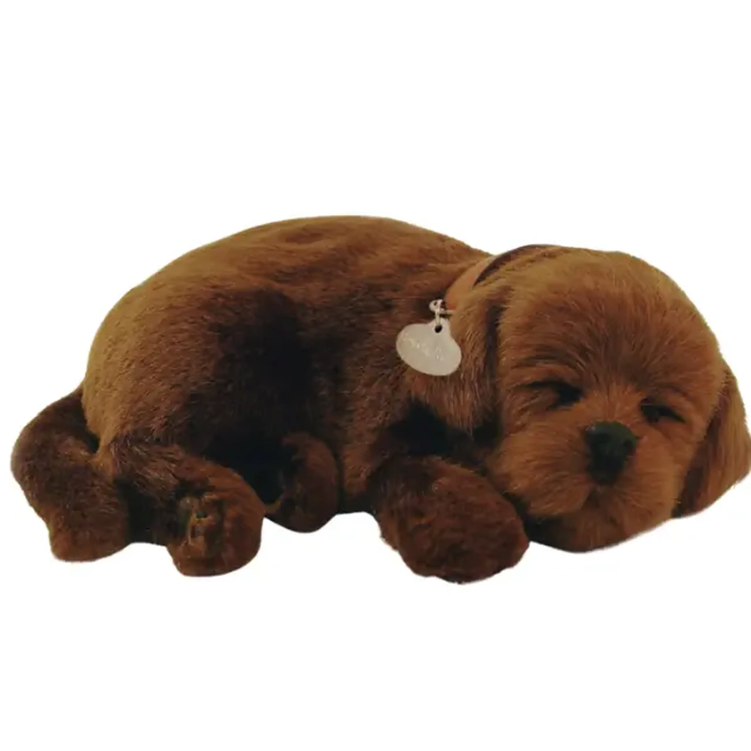 Cățeluș „Labrador ciocolatiu” cu imitație de respirație