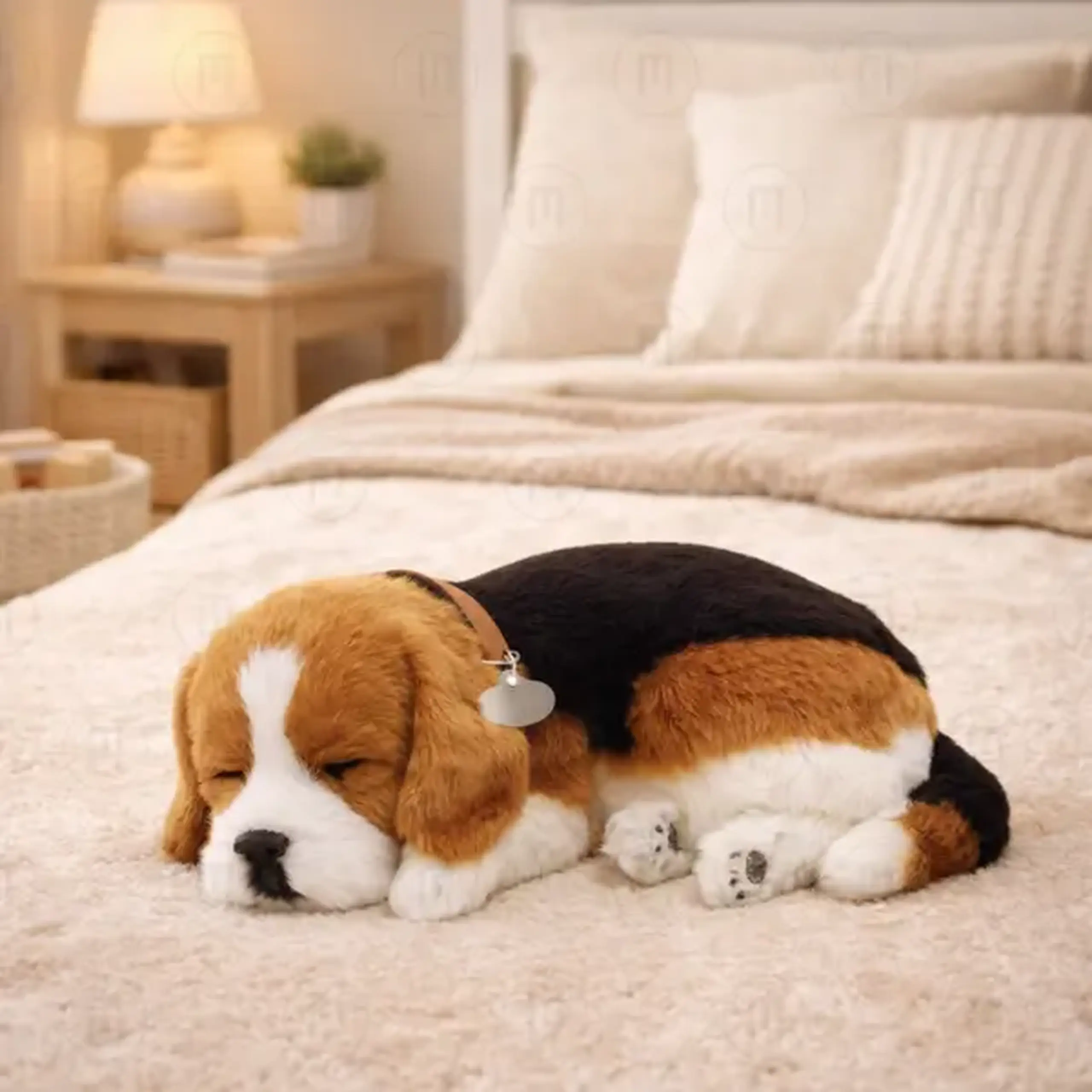 Cățeluș „Beagle” cu imitație de respirație