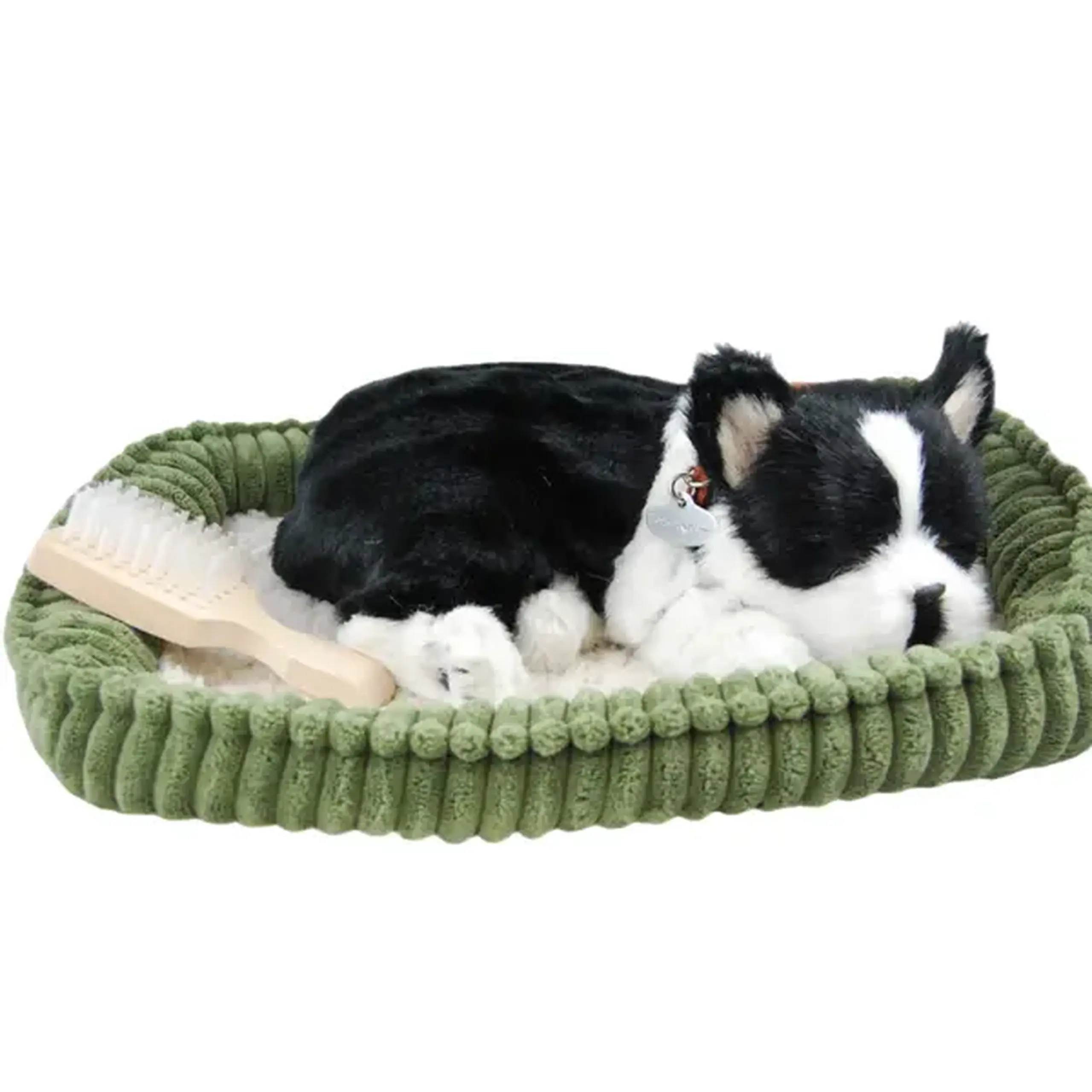 Cățeluș „Boston Terrier” cu imitație de respirație
