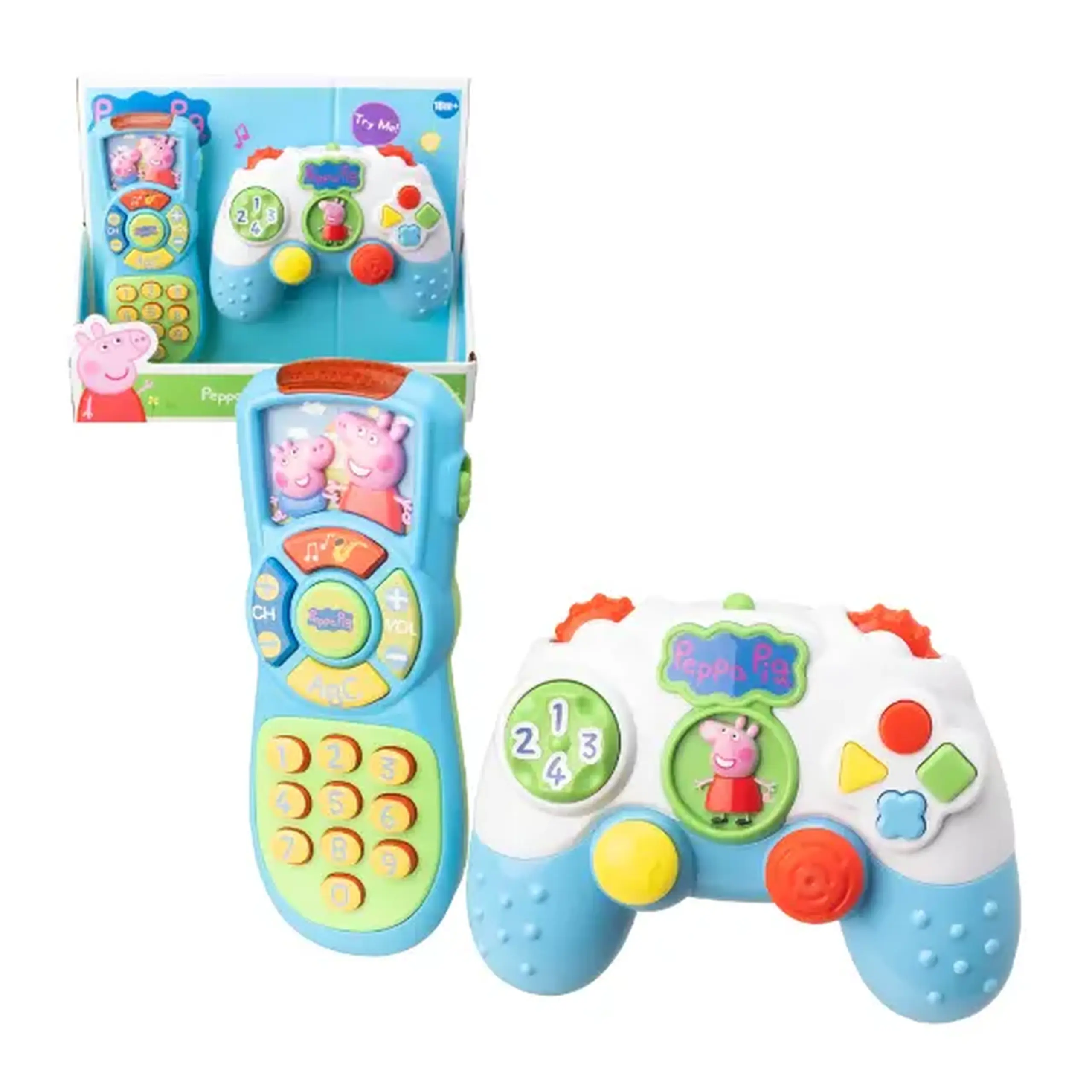 Set de joc muzical cu telecomandă și joystick «Purcelușa Peppa»