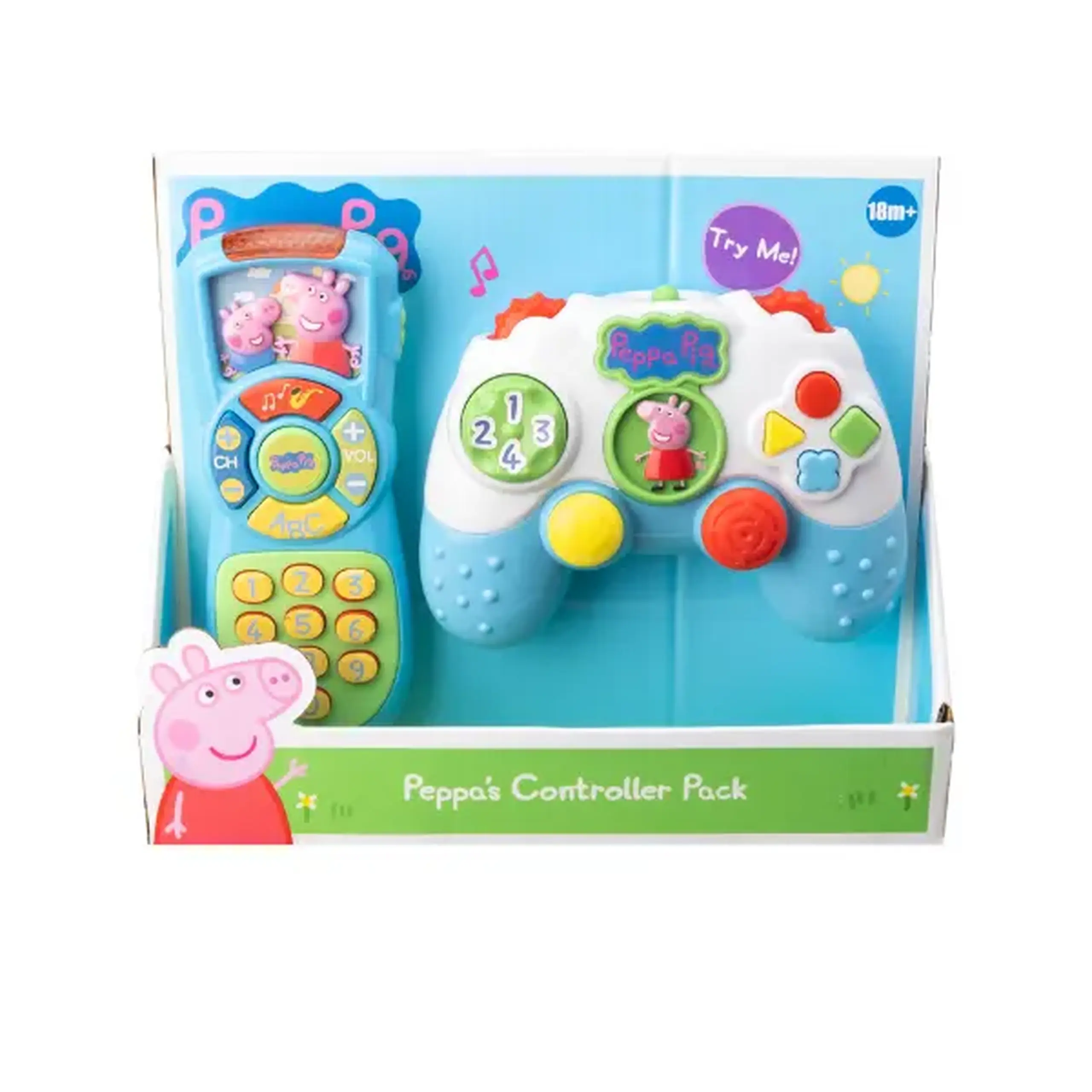 Set de joc muzical cu telecomandă și joystick «Purcelușa Peppa»