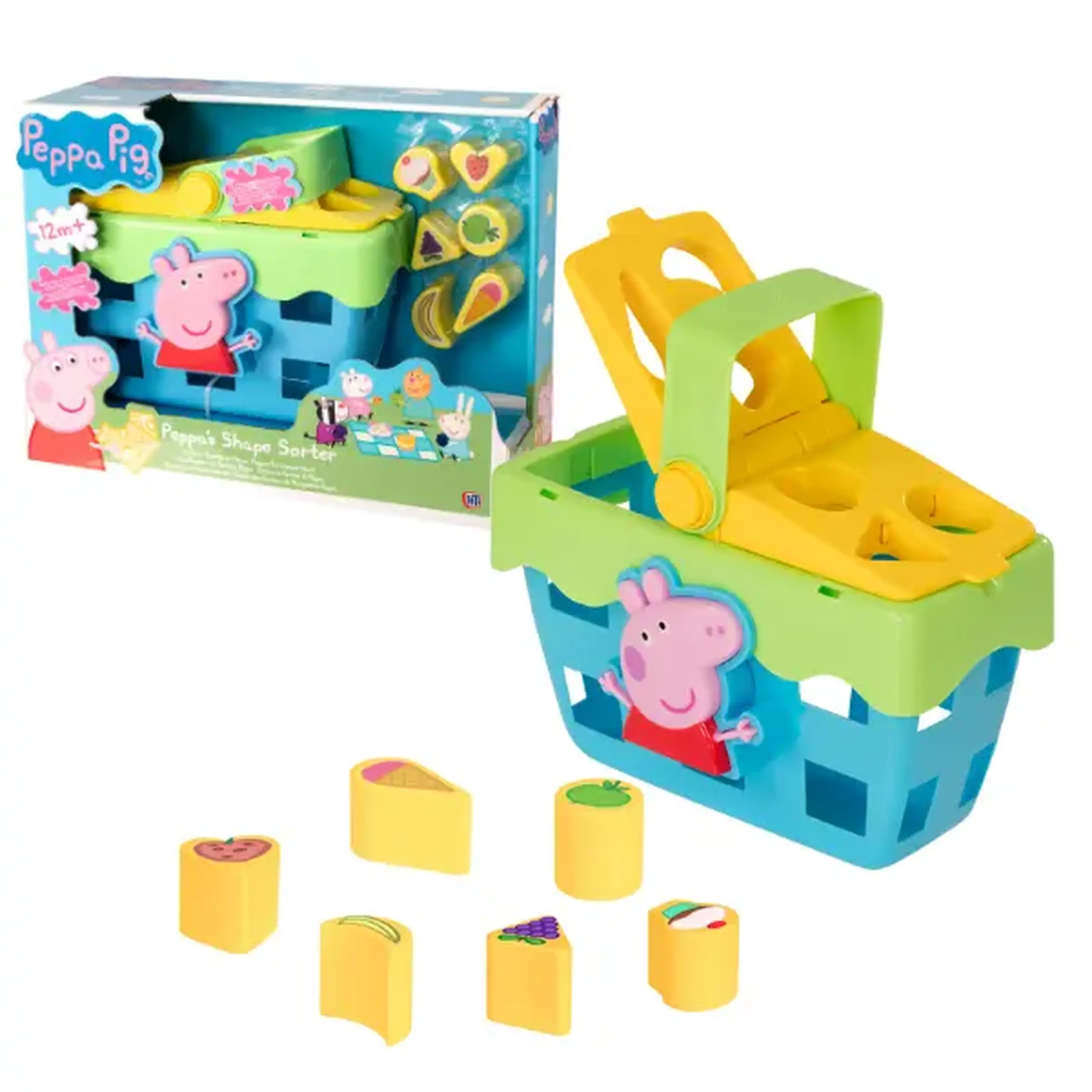 Sorter cu diverse figuri «Geanta Purcelușei Peppa»