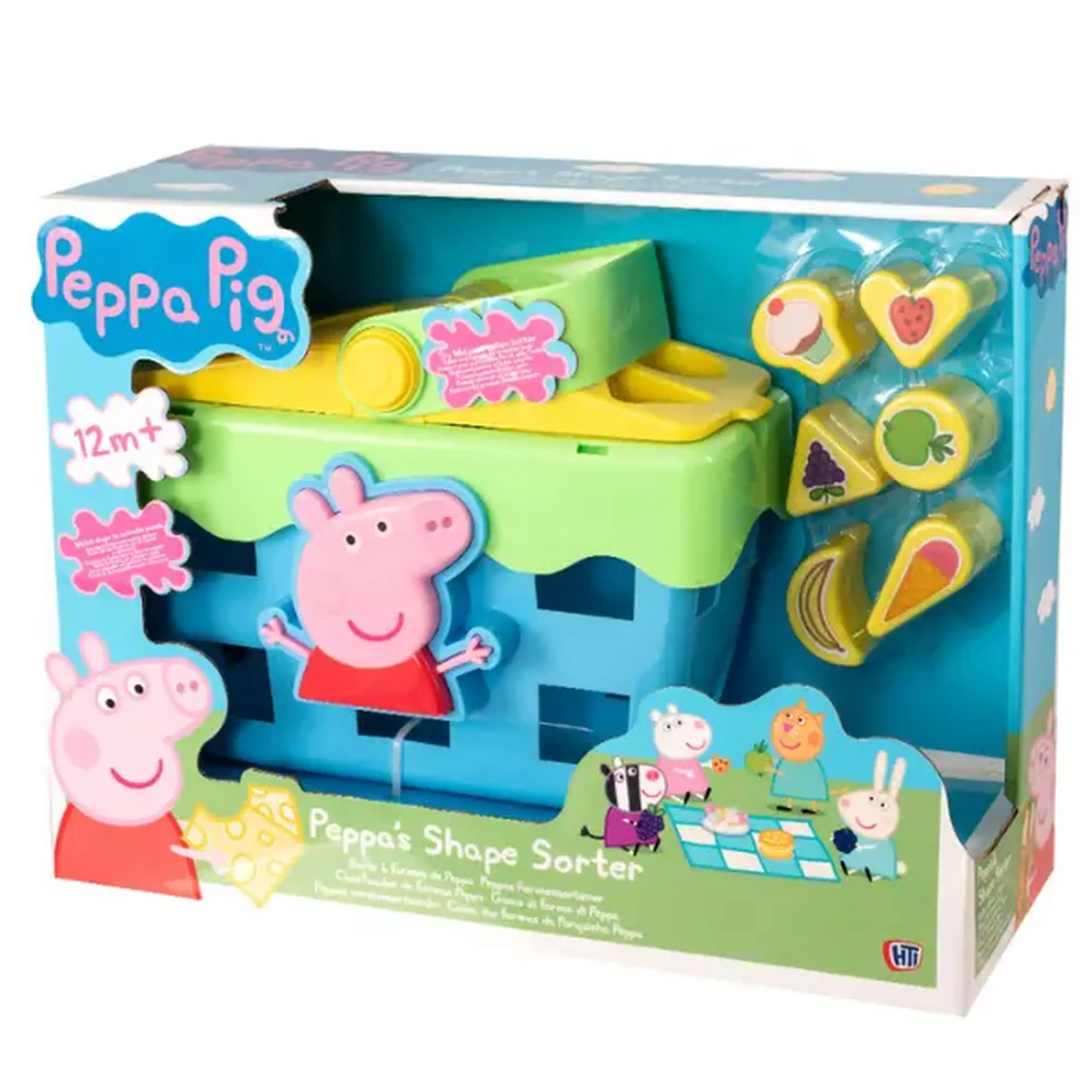 Sorter cu diverse figuri «Geanta Purcelușei Peppa»