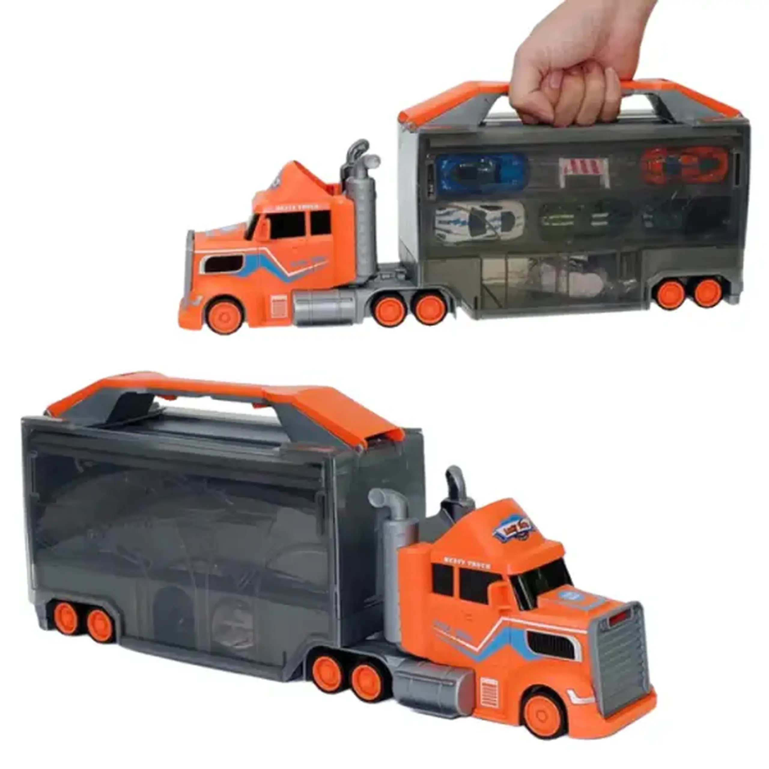 1:64 Set de joacă: "Parcare cu Remorcă"