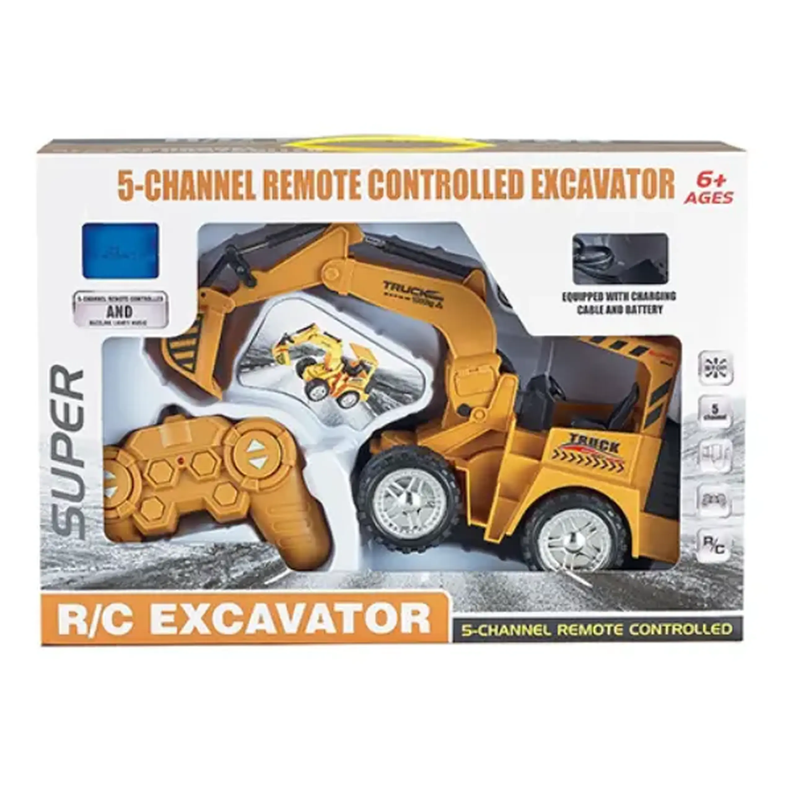 Excavator cu telecomandă