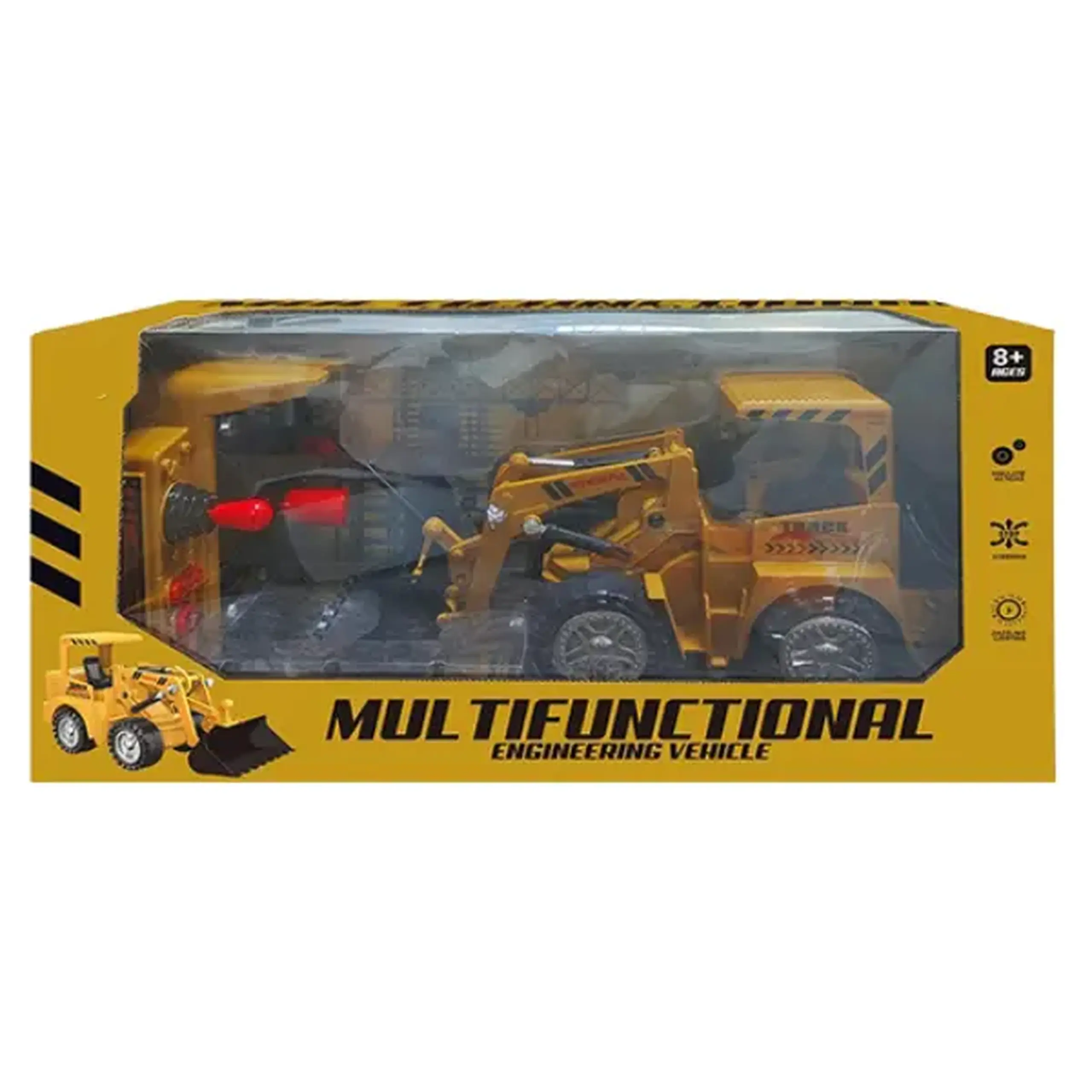 Vehicul multifuncțional de construcții cu telecomandă