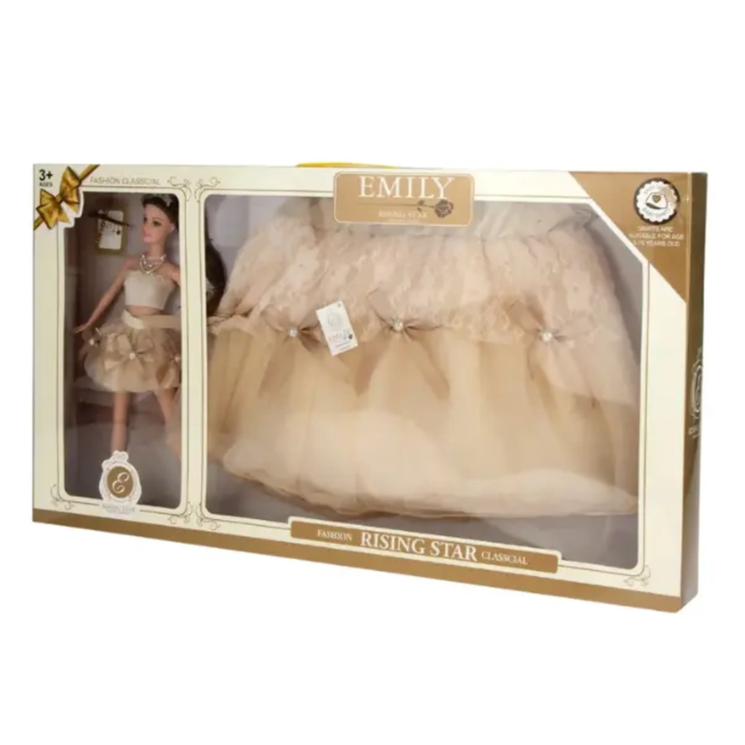 Set de joc: păpușa "EMILY" + fustă pentru copil