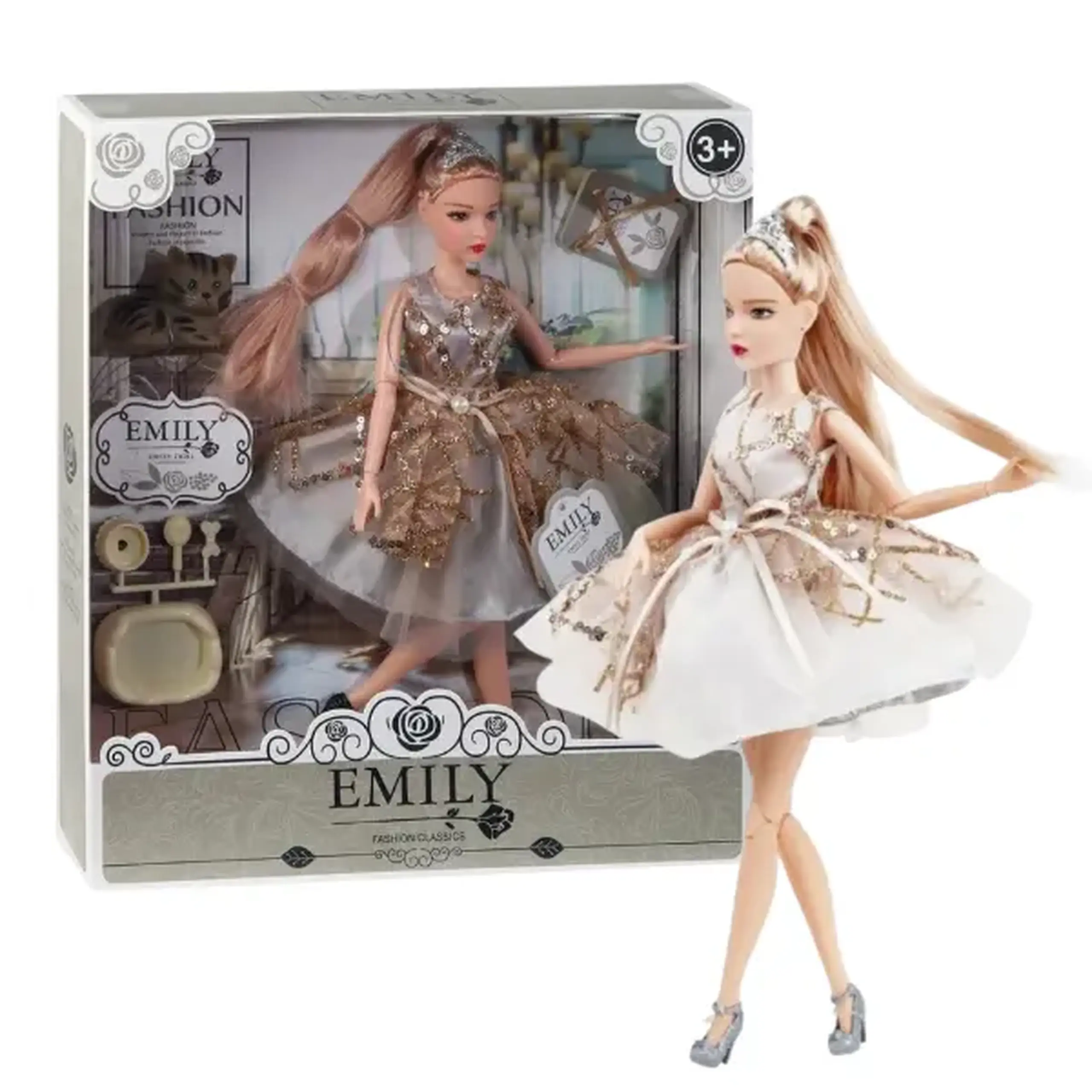 Papusa Emily "Seria cu animalut"