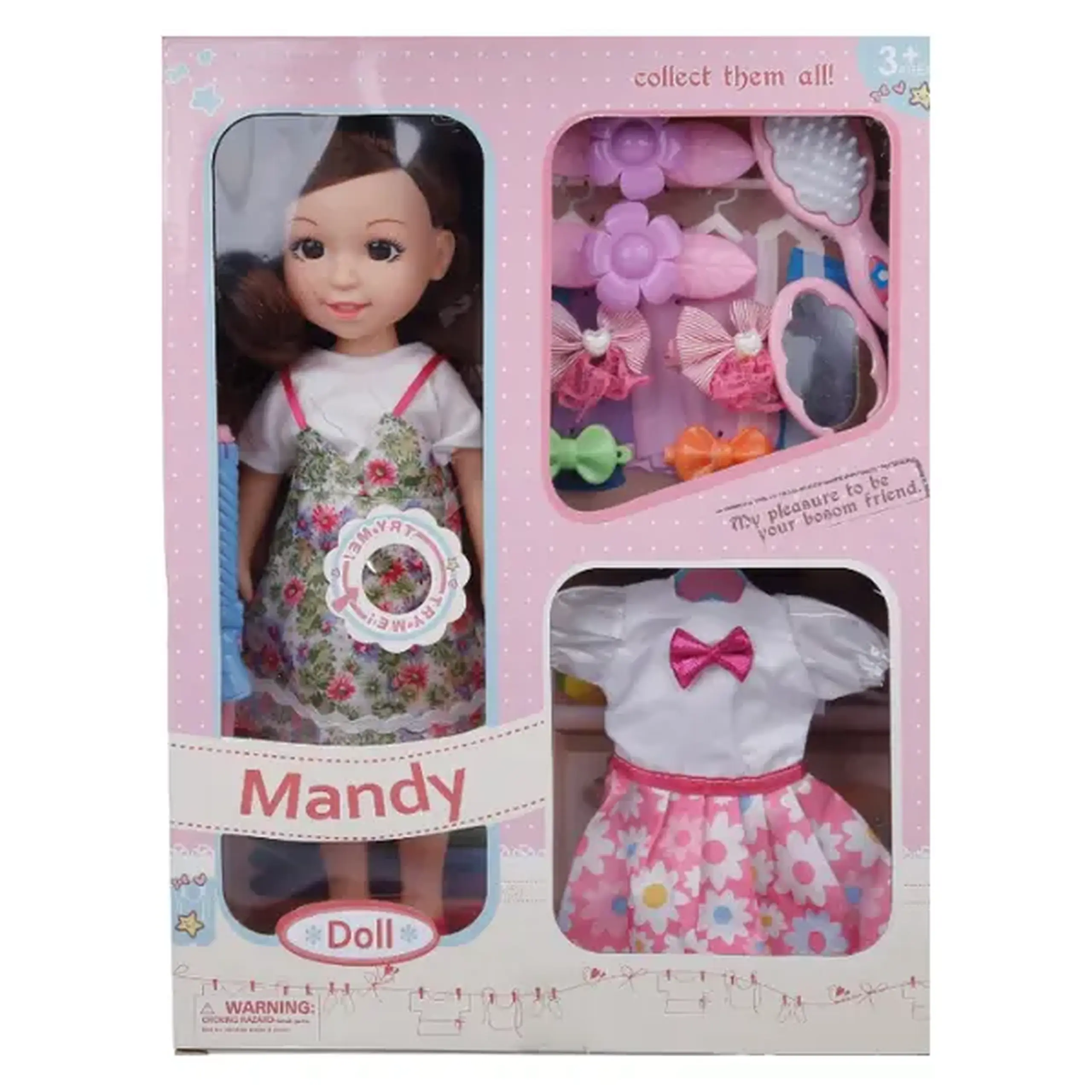 Păpușa Mandy cu accesorii