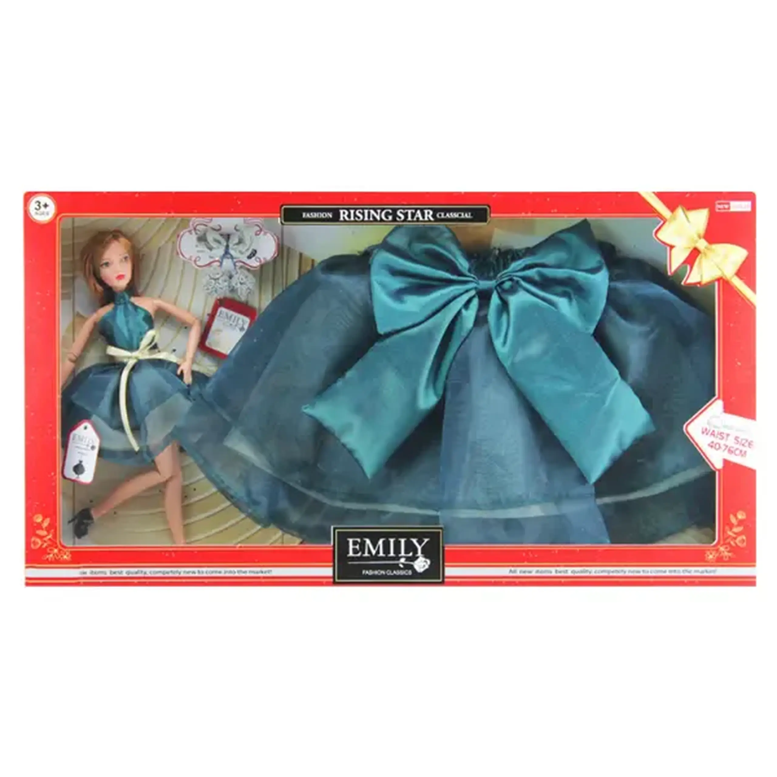 Set de joc: păpușa "EMILY" + fustă pentru copil