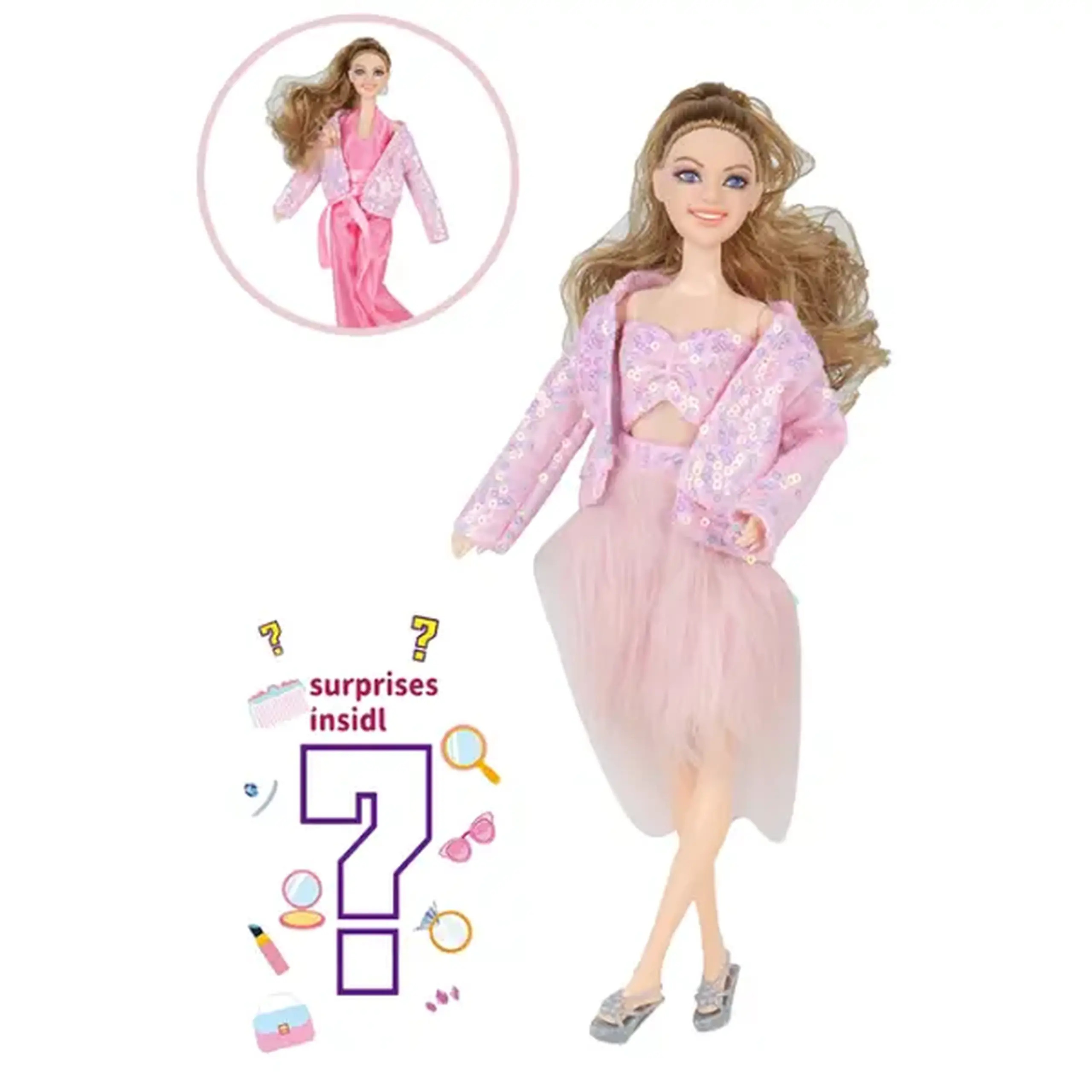 Păpușă fashionista cu surpriză