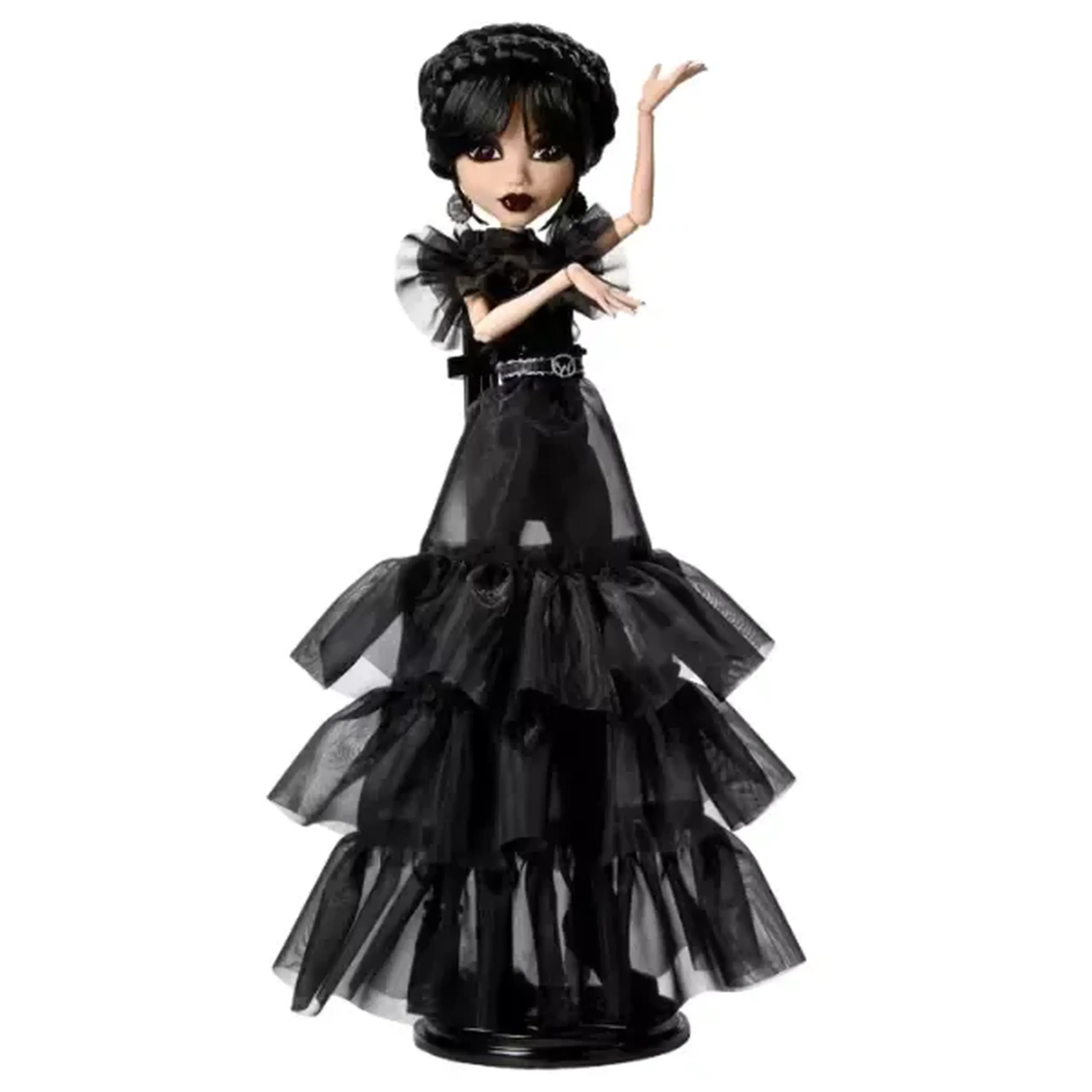 Set de joc Monster High "Păpușa Wednesday în Rochie", cu accesorii