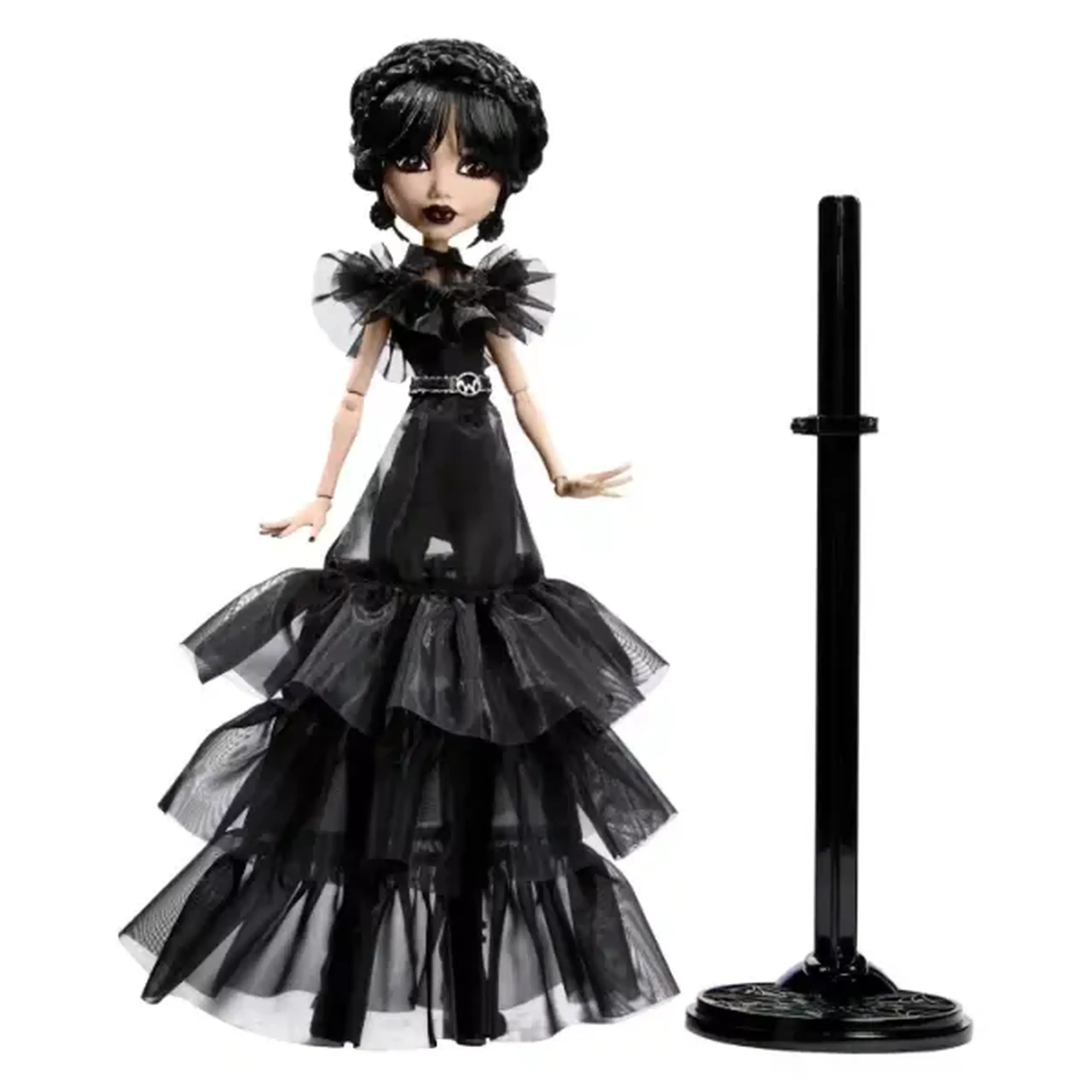 Set de joc Monster High "Păpușa Wednesday în Rochie", cu accesorii