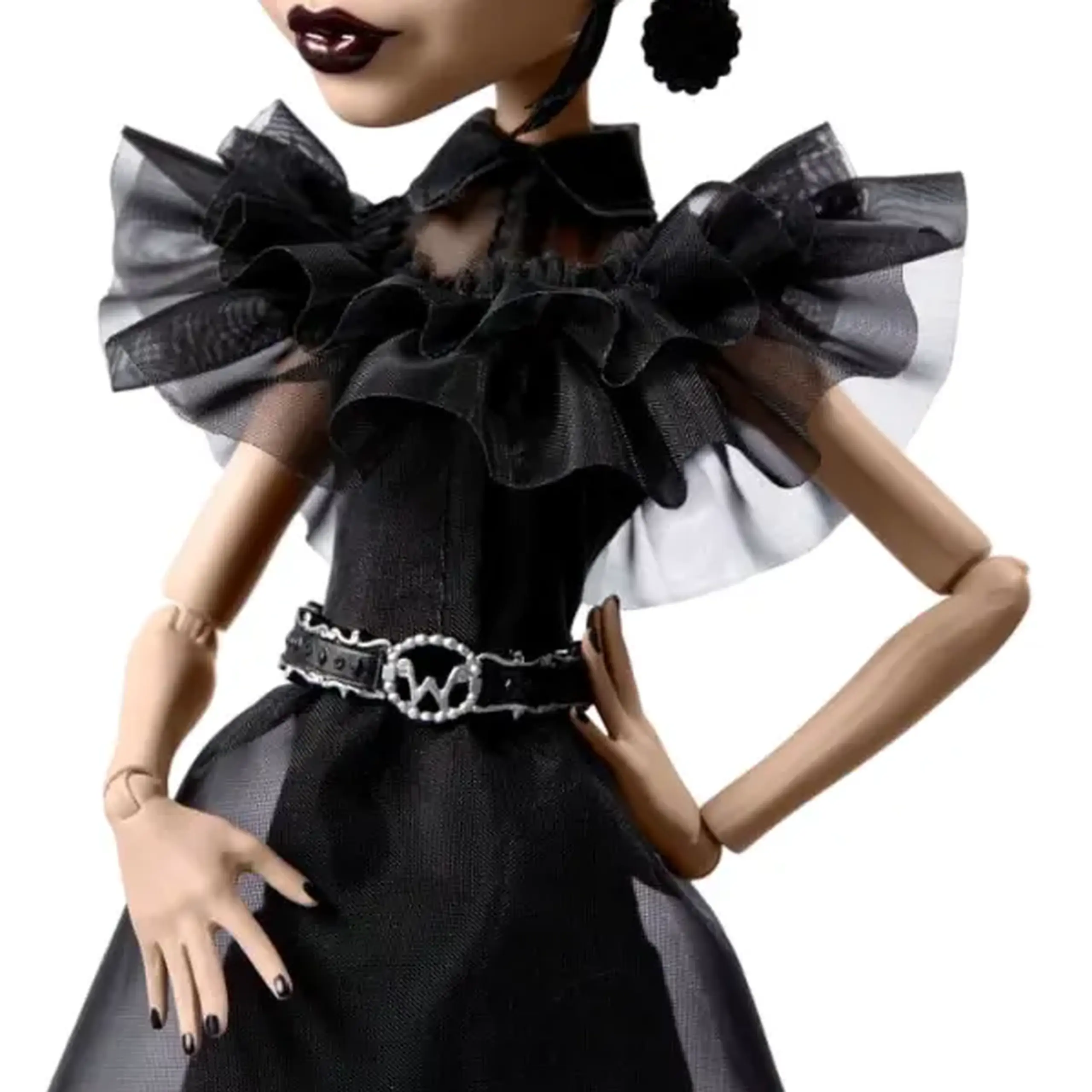 Set de joc Monster High "Păpușa Wednesday în Rochie", cu accesorii