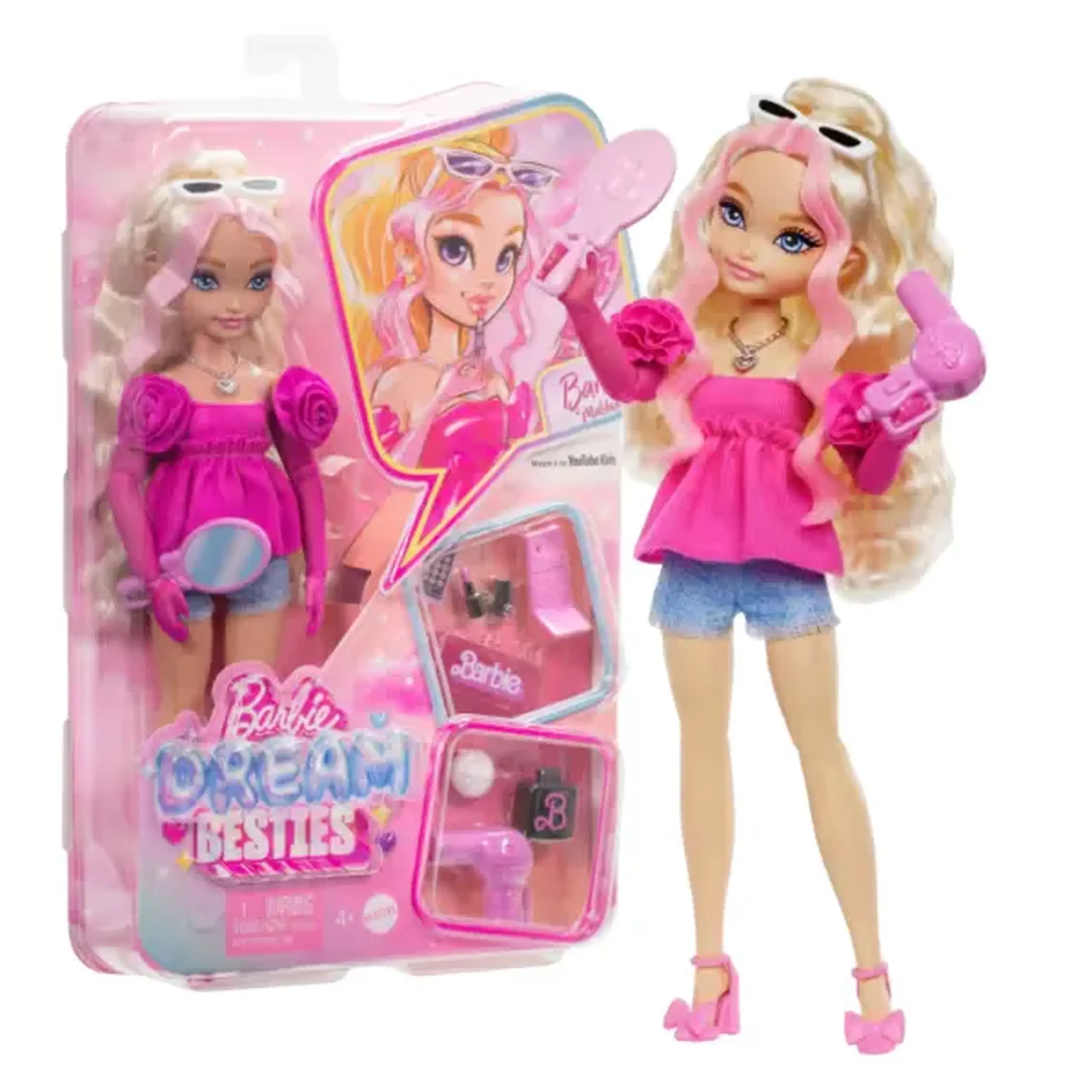 Păpușa Barbie Dream Besties "Malibu" cu accesorii