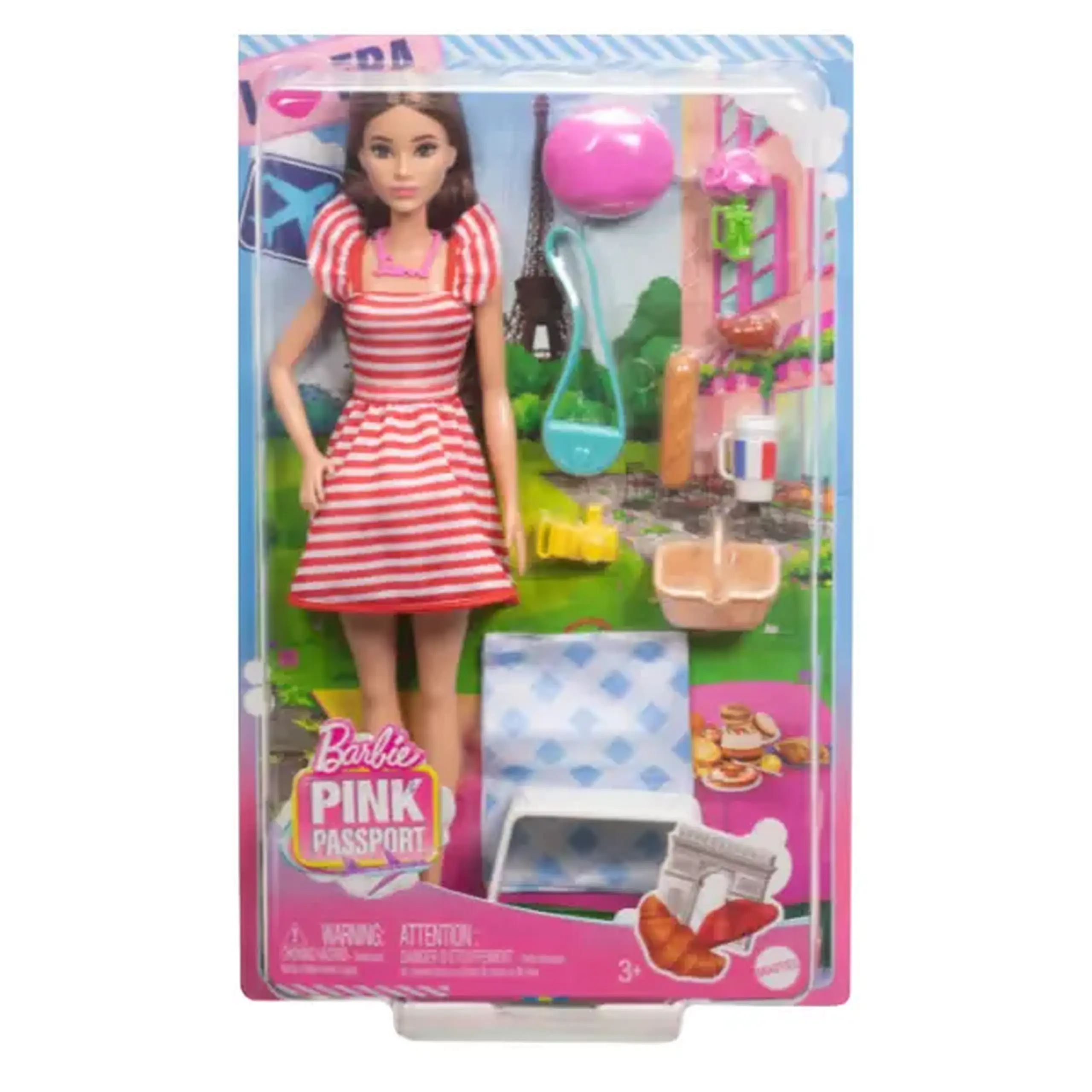 Păpușa Barbie "Călătorie în Paris" cu accesorii