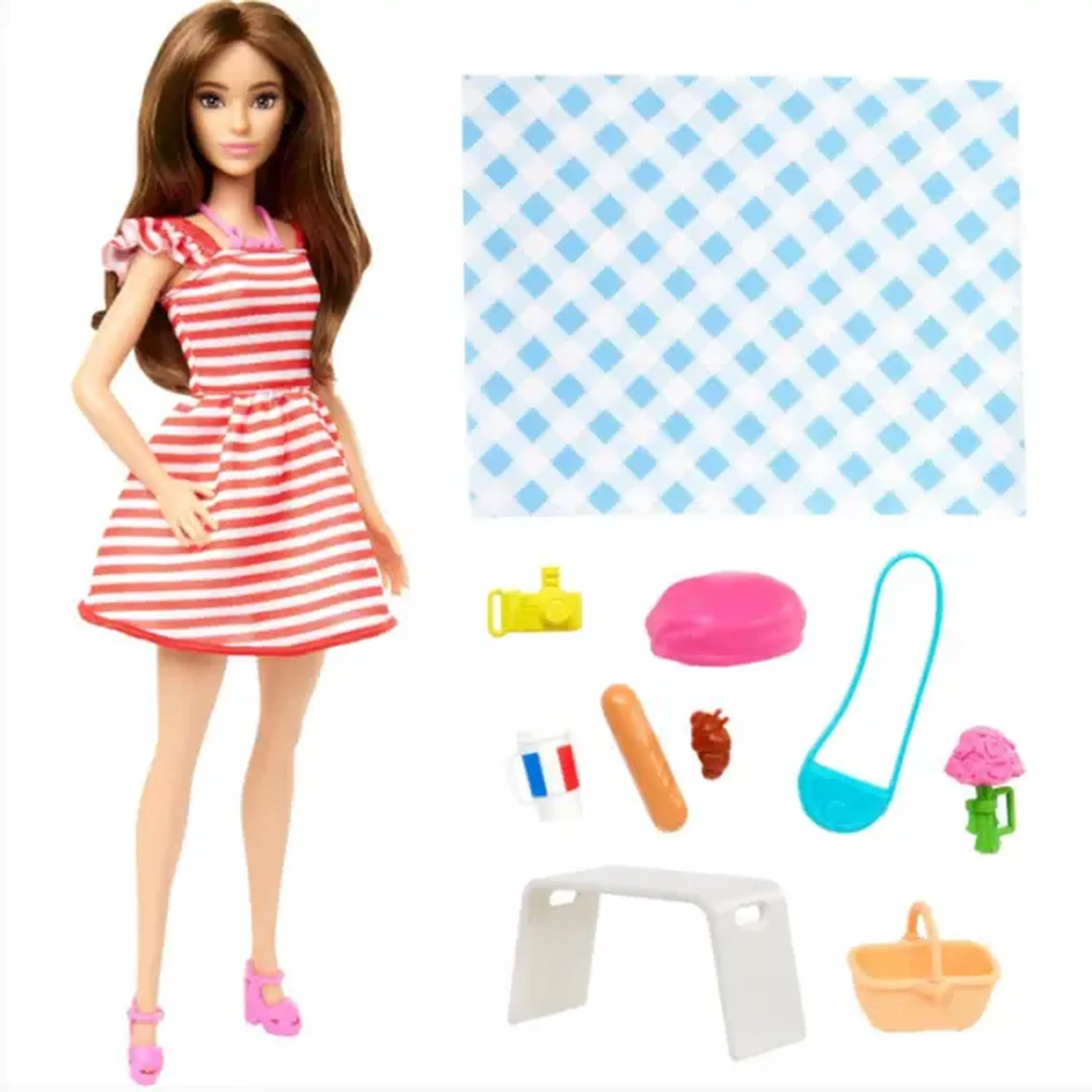 Păpușa Barbie "Călătorie în Paris" cu accesorii
