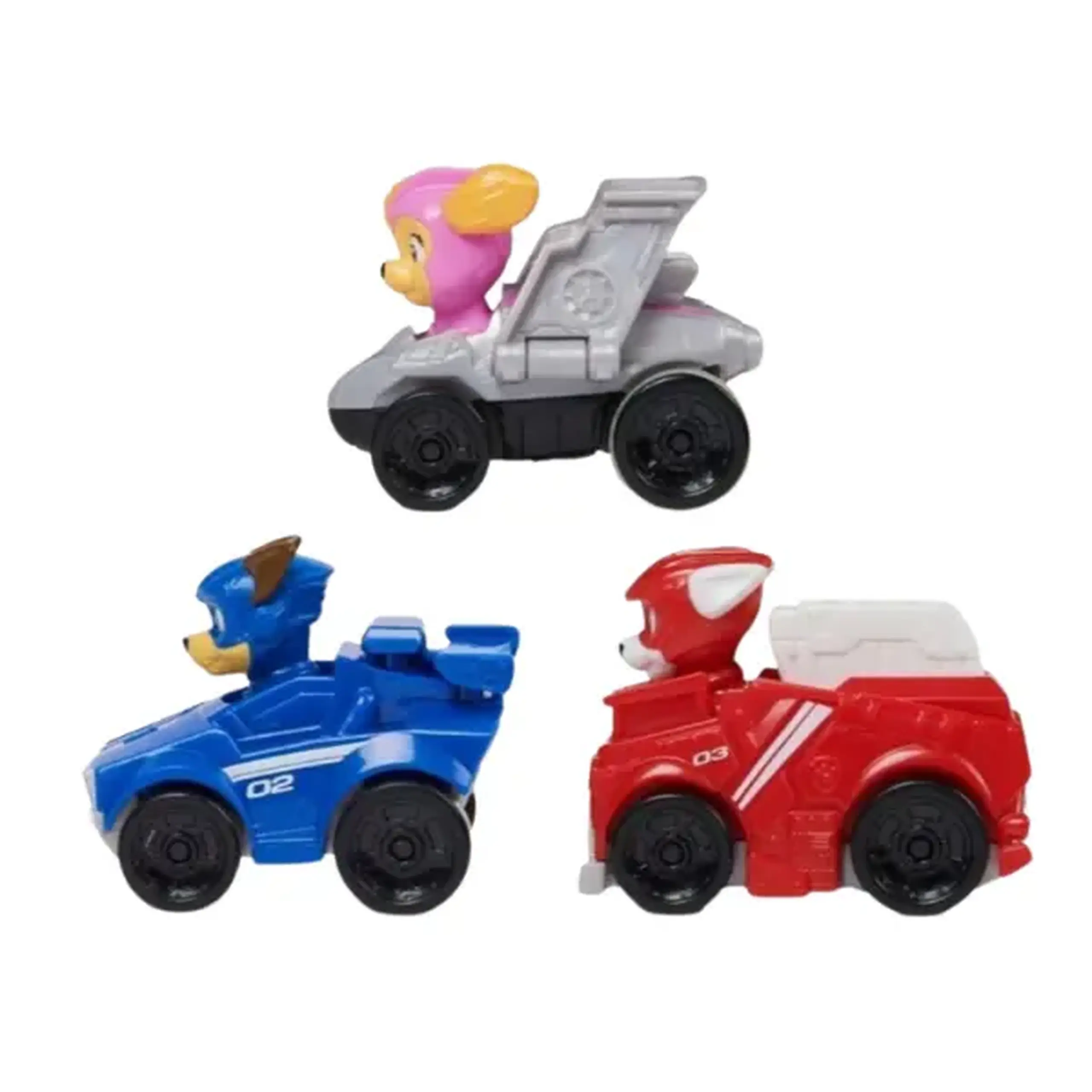 Set de mini-vehicule: 3 nave spațiale, seria "Patrula Cățelușilor"