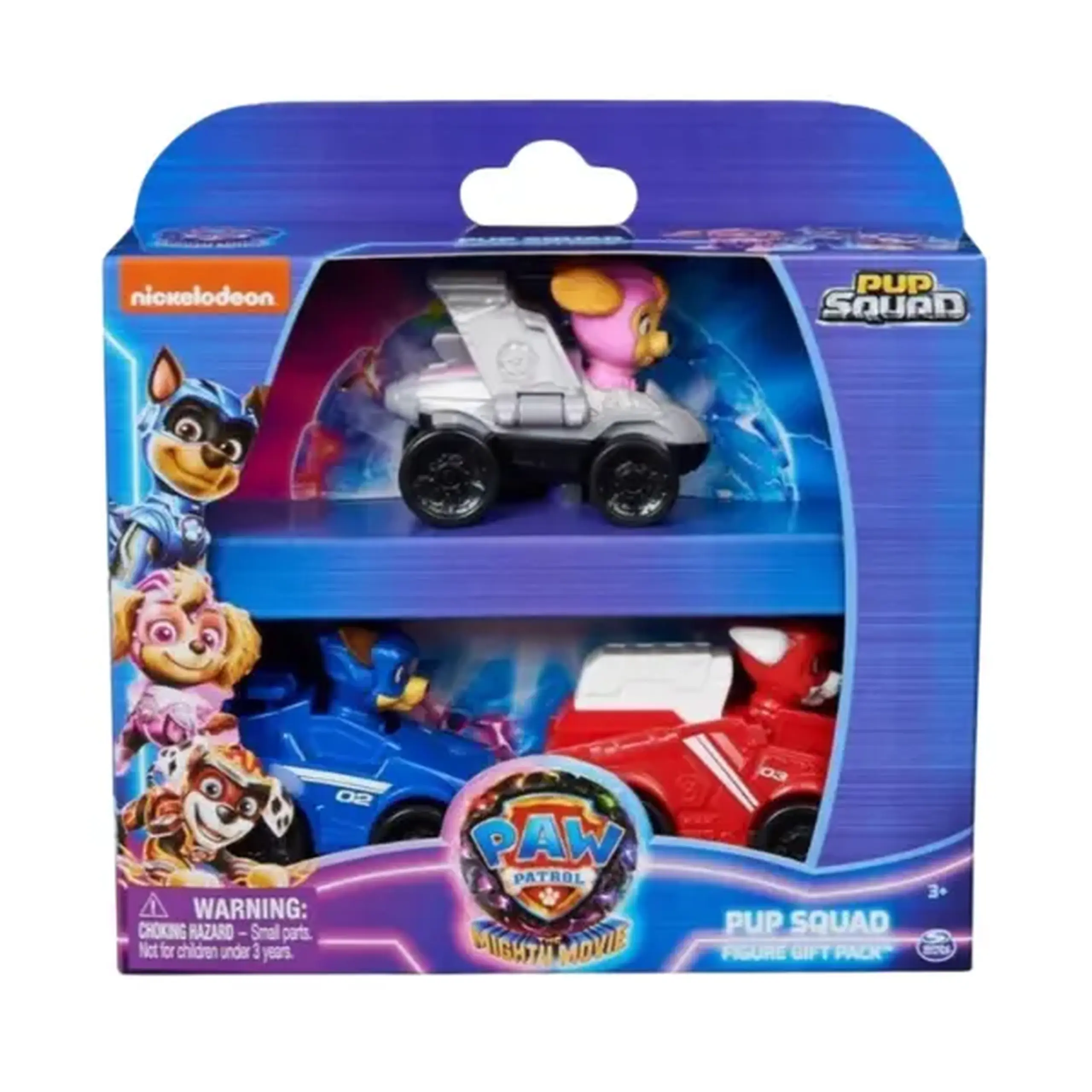 Set de mini-vehicule: 3 nave spațiale, seria "Patrula Cățelușilor"